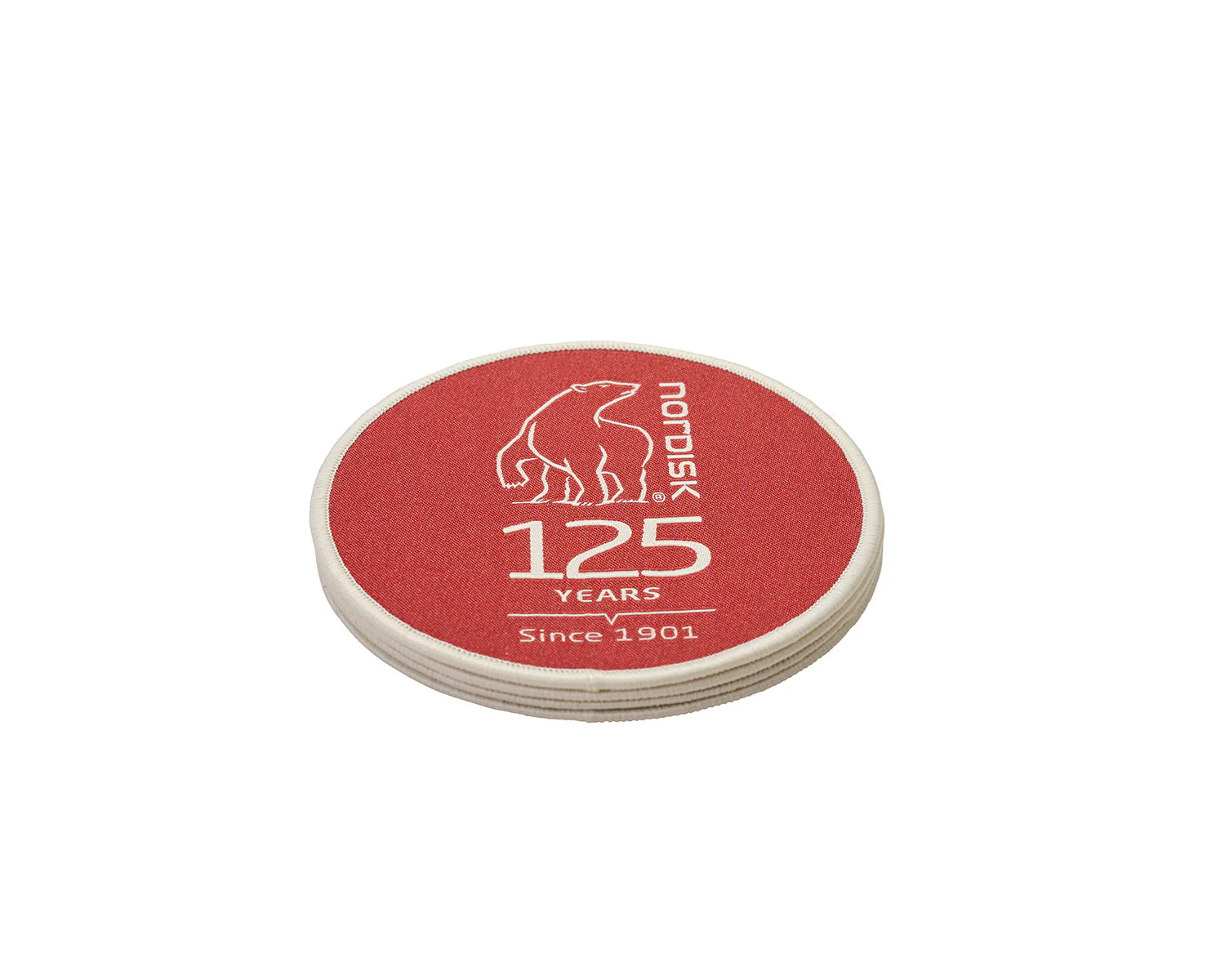 125 Jahre Untersetzer (4 Stück) - Red Ochre - Image 3