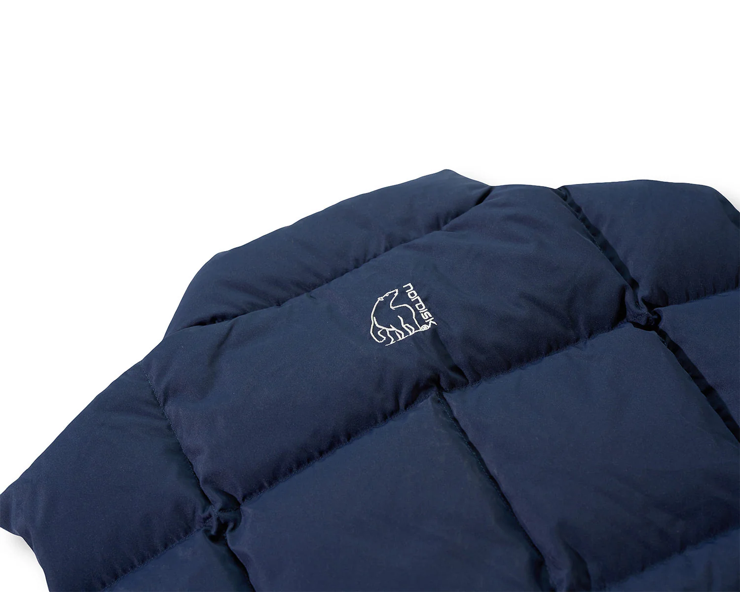 125 Jahre Caravan Unisex Daunenweste - Maritime Blue - Image 4