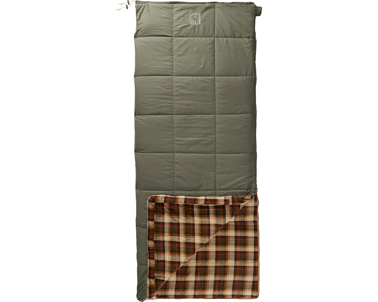 Almond +10° Schlafsack - Kunstfaser | Bungee Cord Brown - Image 3