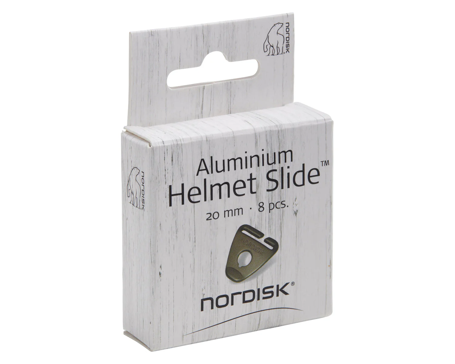 Aluminium Helmet Slider 20mm (8 Stück) - Abspannleine-Spanner | Mud Brown - Image 3