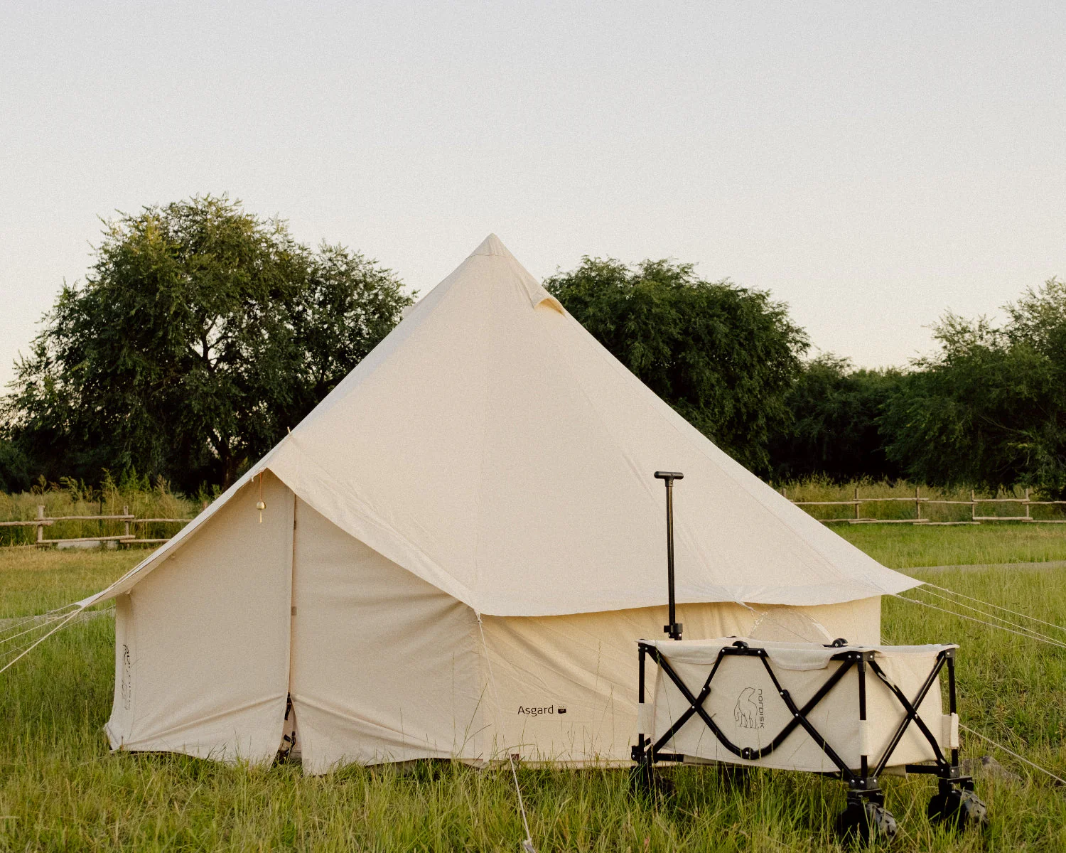 Asgard 19.6 Glamping Zelt - 19.6 m² | 8 -10 Personen | Sandshell - Image 4