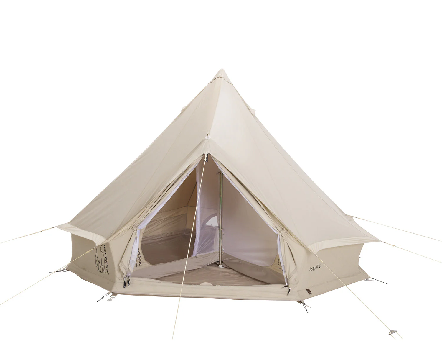 Asgard 7.1 Glamping Zelt - 7.1 m² | 3 Personen | Sandshell - Image 3