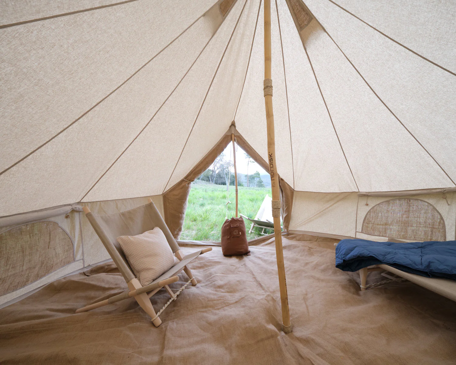 Asgard Eco 12.6 Glampingzelt - 12.6 m² | 6 Personen | Sandshell - Image 4