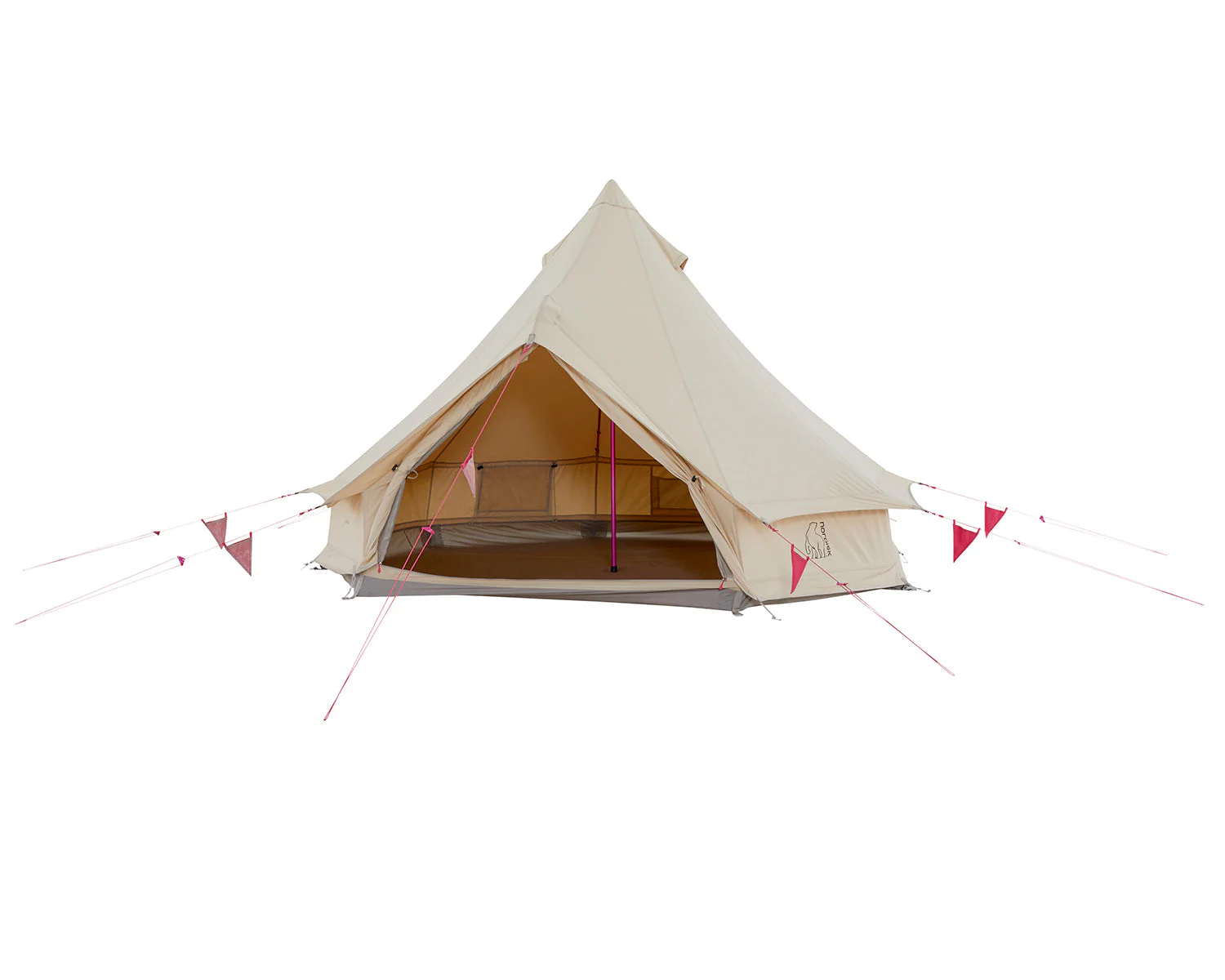 Asgard Tech Mini Glamping Zelt Incl. Colour Pack - 2 Personen | Azalea Cherry Pink - Image 8