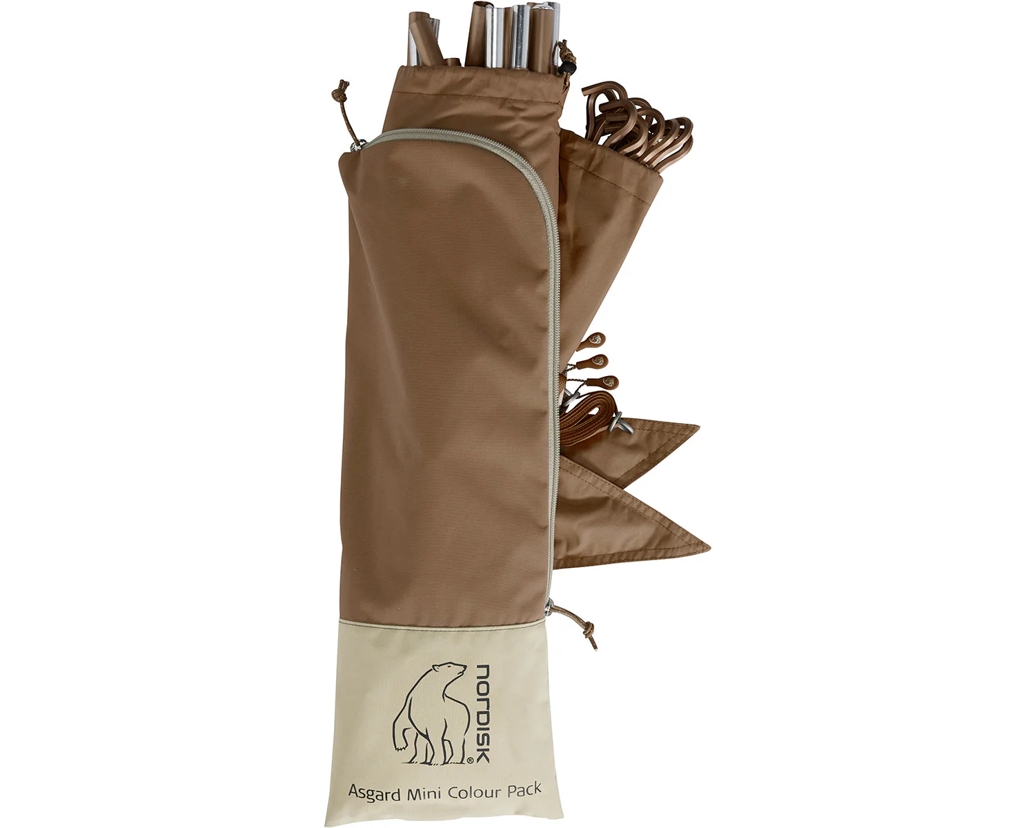 Asgard Tech Mini Glamping Zelt Incl. Colour Pack - 2 Personen | Dachshund Chocolate - Image 26