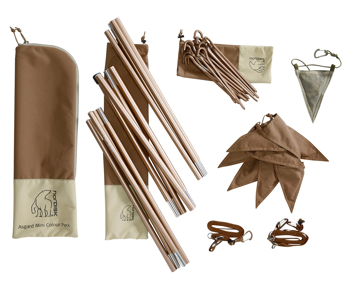 Asgard Tech Mini Glamping Zelt Incl. Colour Pack - 2 Personen | Dachshund Chocolate - Image 27
