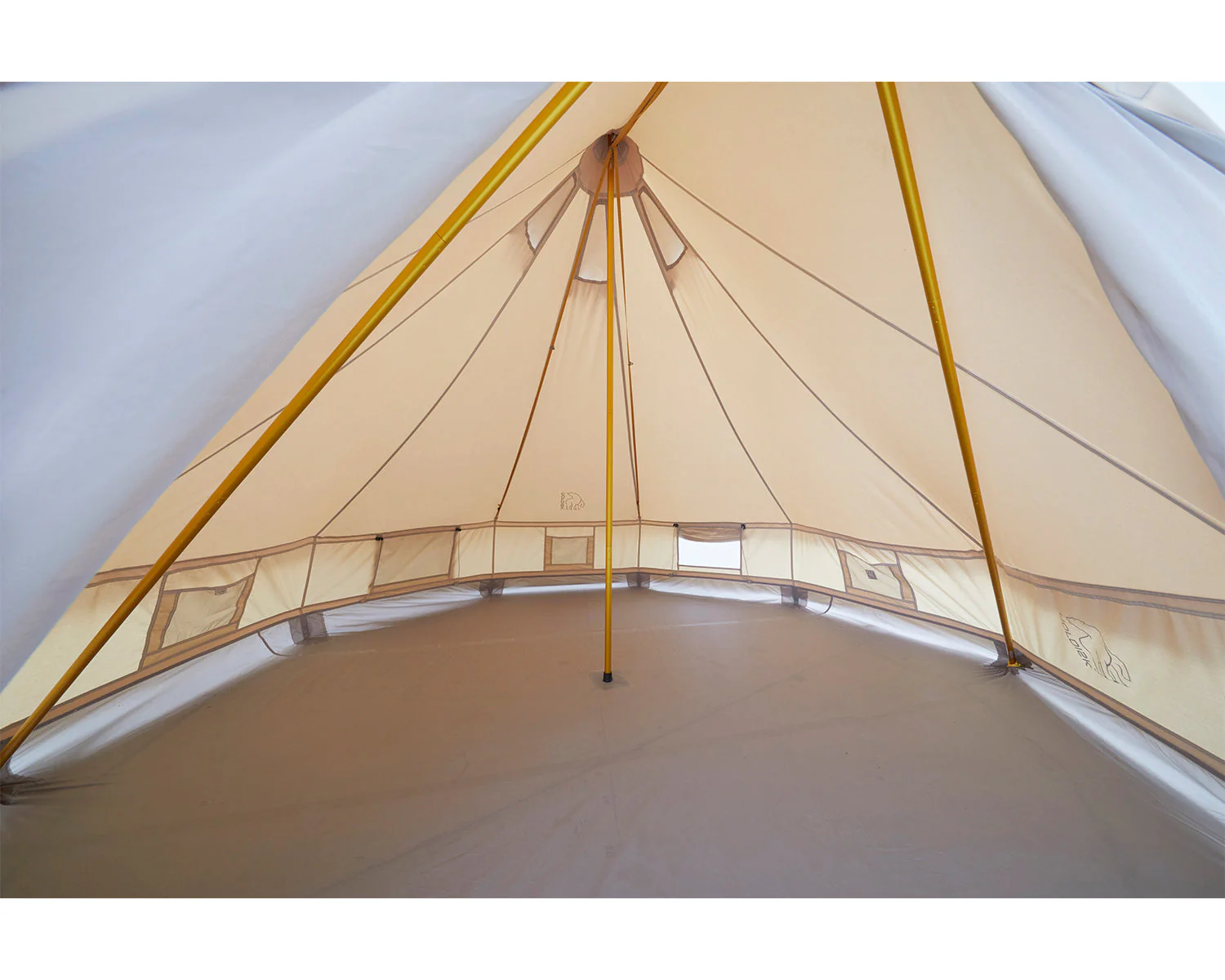 Asgard Tech Mini Glamping Zelt Incl. Colour Pack - 2 Personen | Mustard Yellow - Image 10