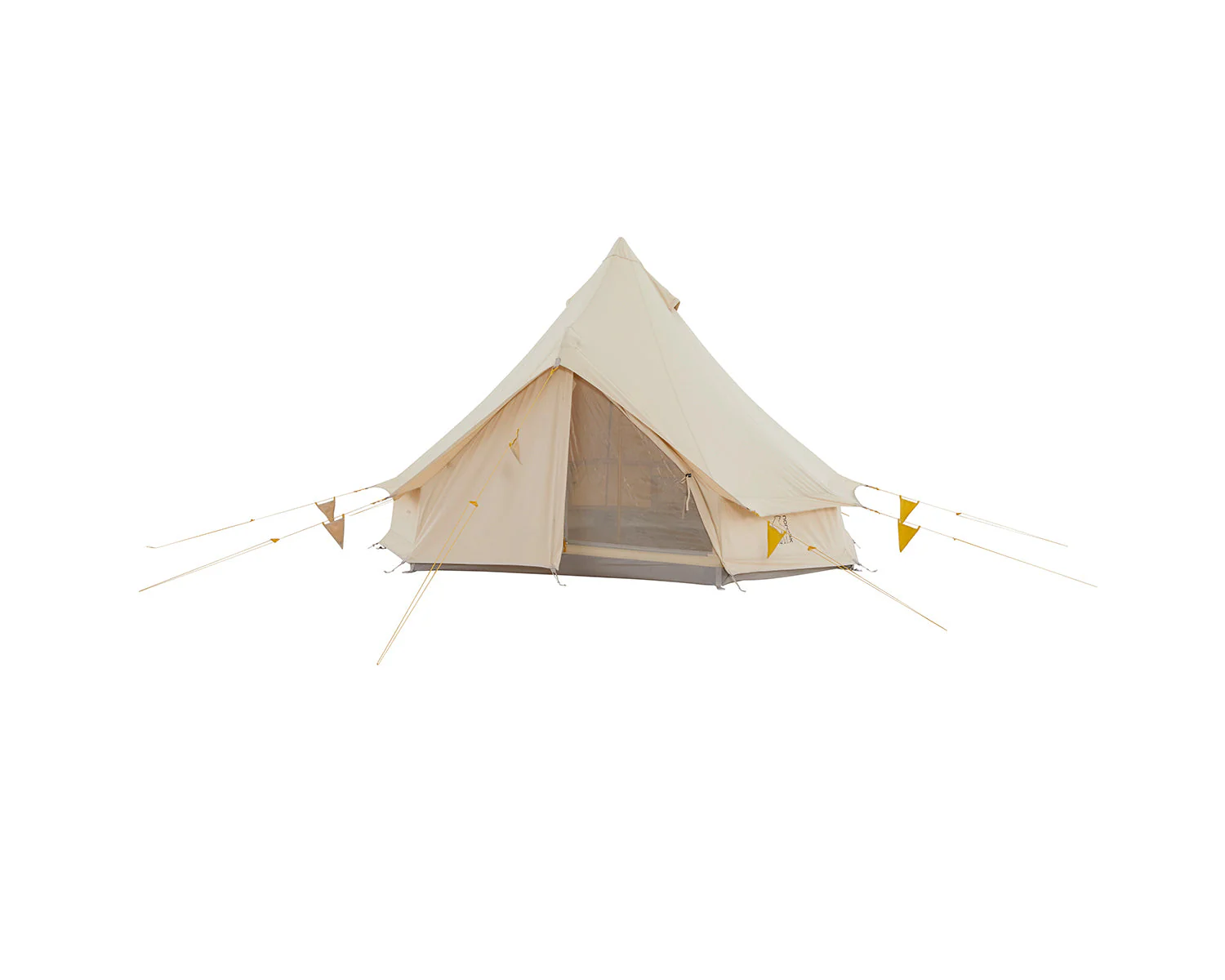Asgard Tech Mini Glamping Zelt Incl. Colour Pack - 2 Personen | Mustard Yellow - Image 3