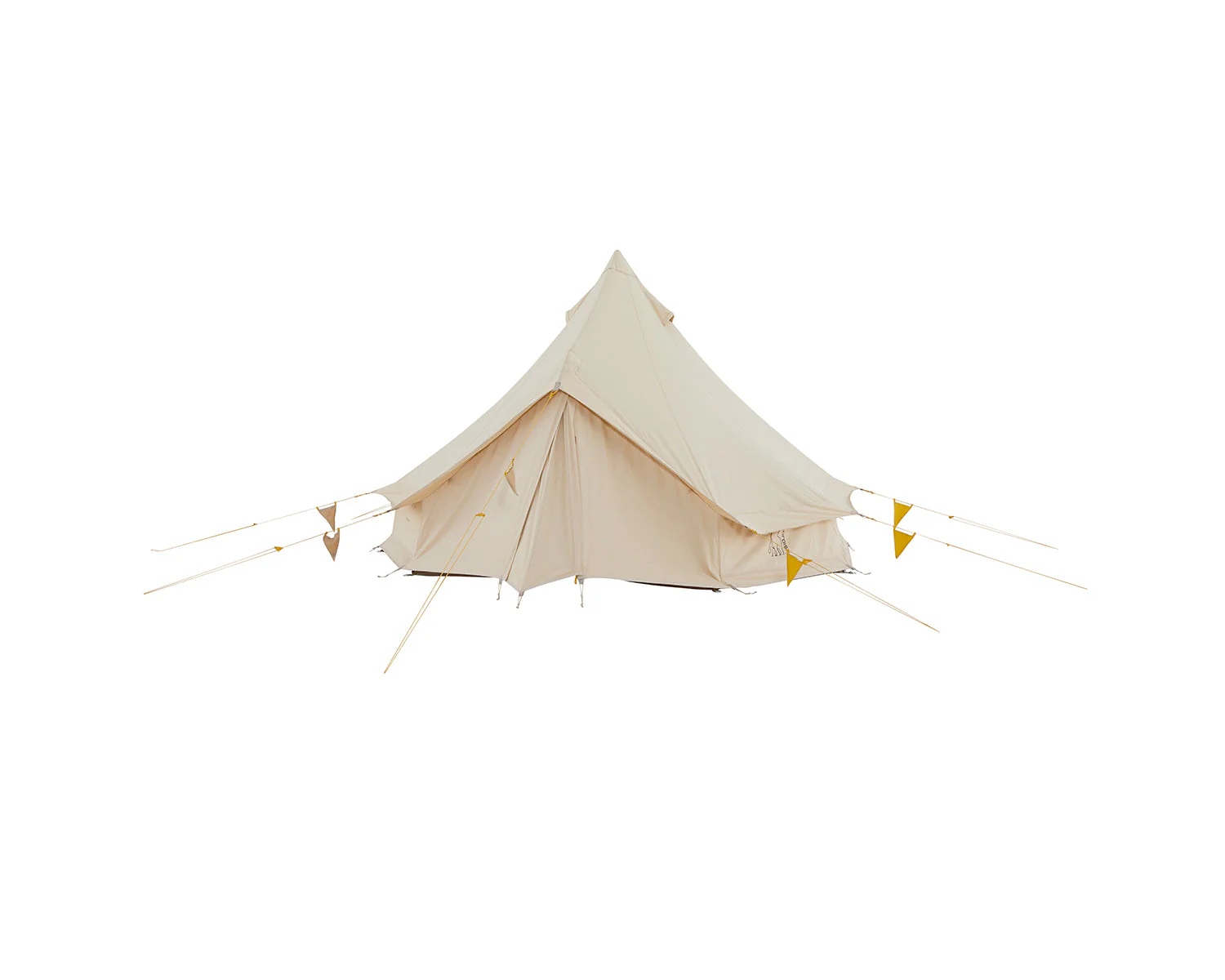 Asgard Tech Mini Glamping Zelt Incl. Colour Pack - 2 Personen | Mustard Yellow - Image 4