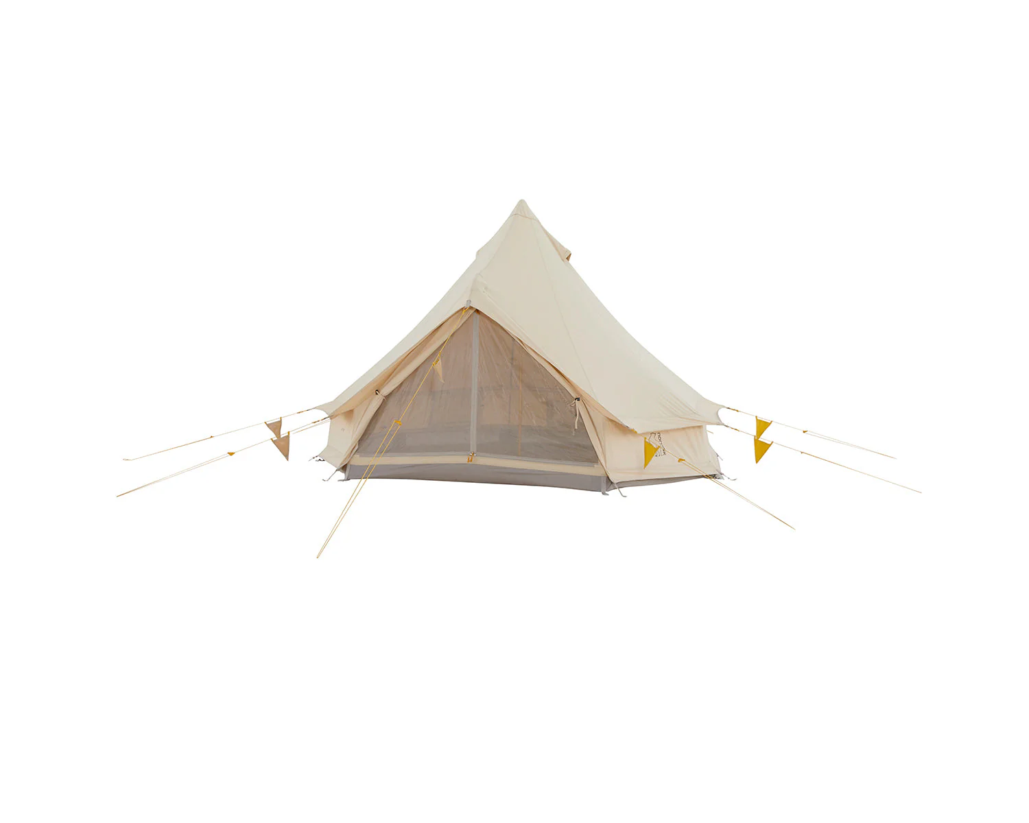 Asgard Tech Mini Glamping Zelt Incl. Colour Pack - 2 Personen | Mustard Yellow - Image 8