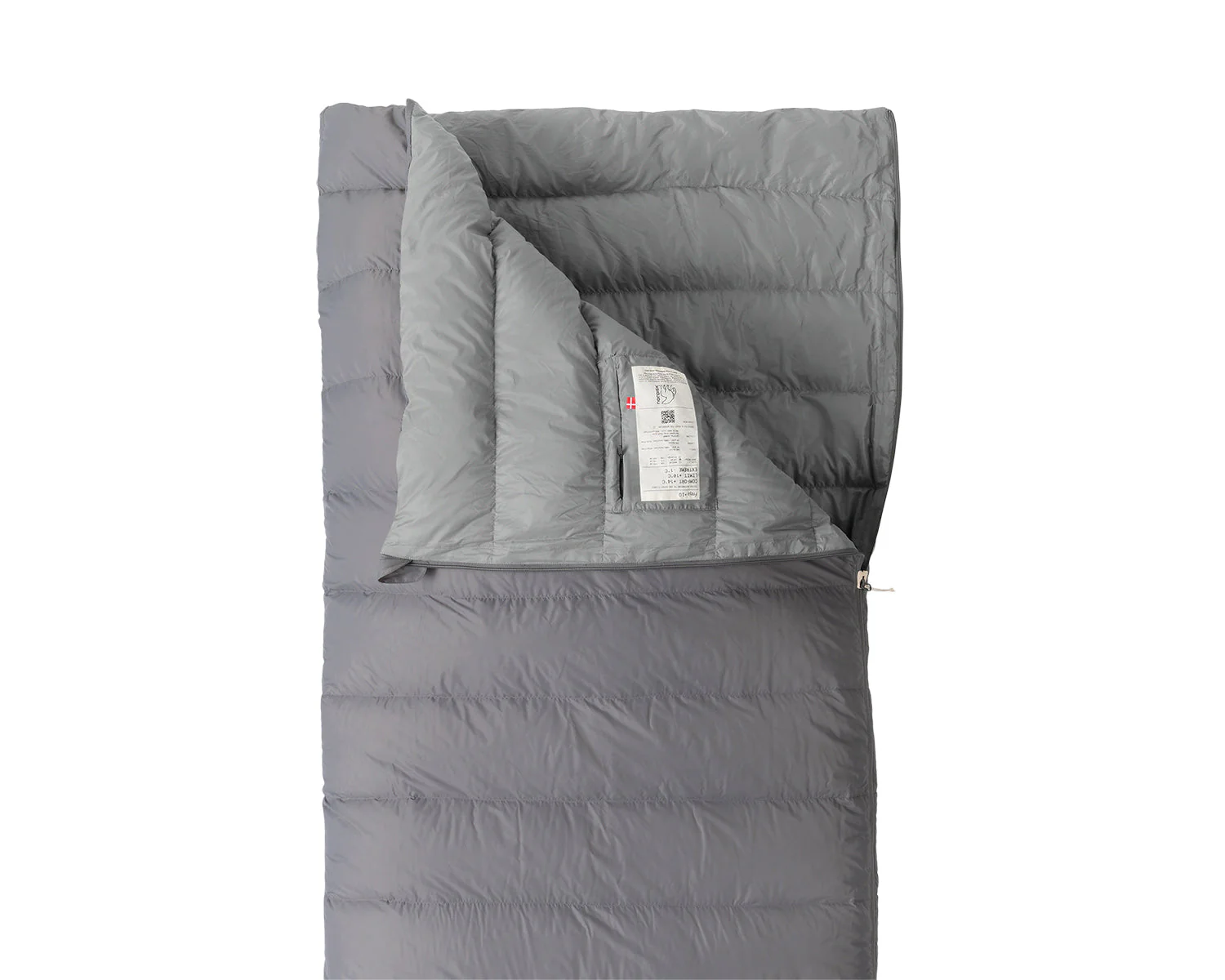 Freja +10° Blanket Schlafsack - Silver Filigree Grey - Image 4