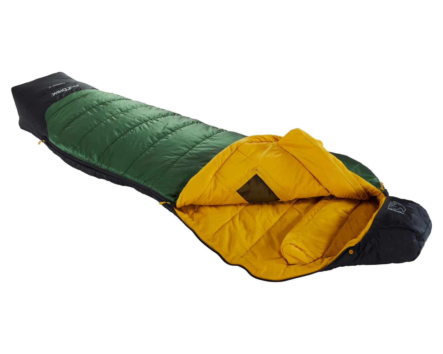 Gormsson -2° Curve Schlafsack - Kunstfaser | Artichoke Green - Image 3
