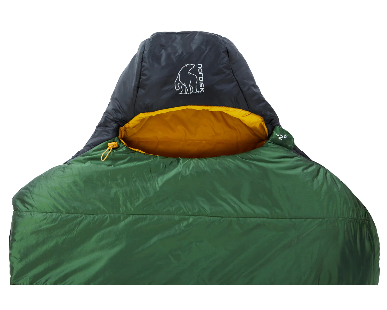 Gormsson -2° Curve Schlafsack - Kunstfaser | Artichoke Green - Image 5