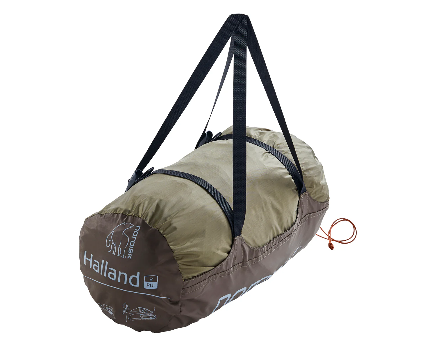 Halland 2 PU Zelt - 2 Personen | Dark Olive - Image 9