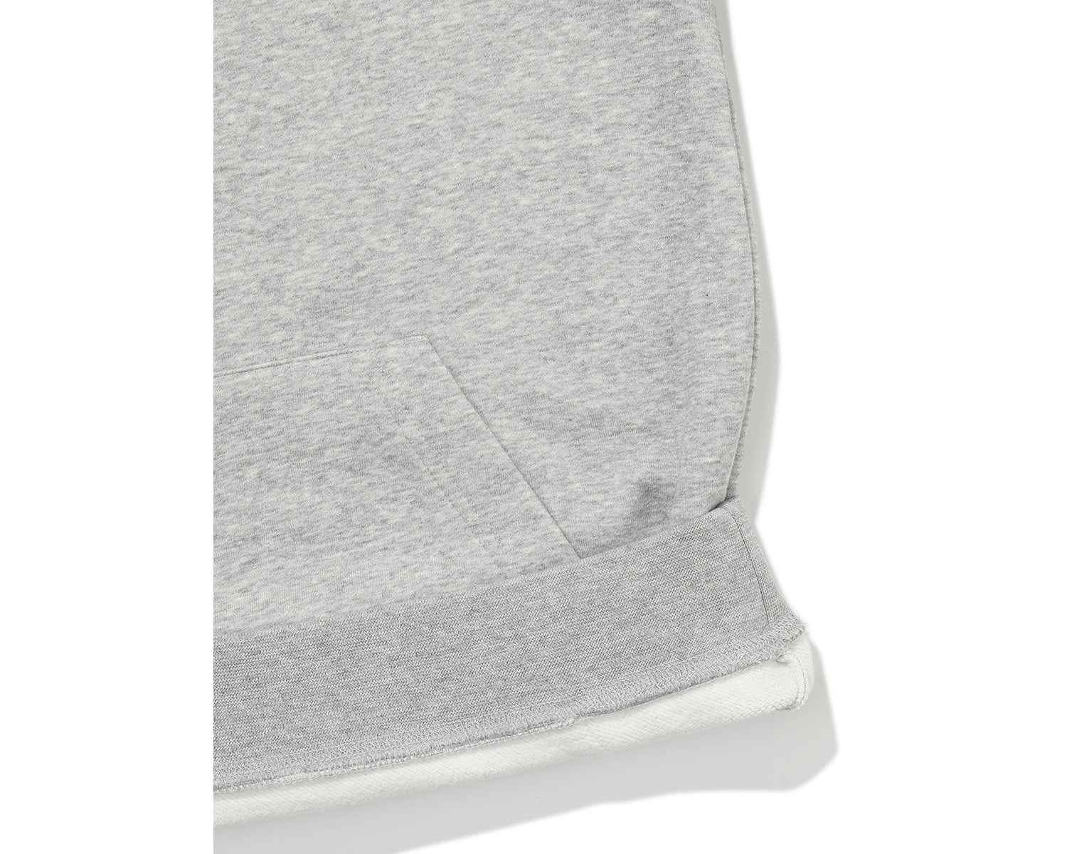 Basic Hoodie Unisex - Grey Melange - Image 3