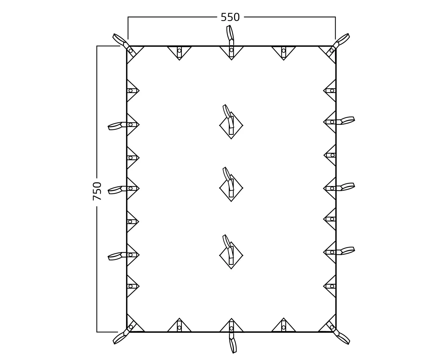 Kari 41 Baumwolle-Tarp - 41 m² | Sandshell - Image 12