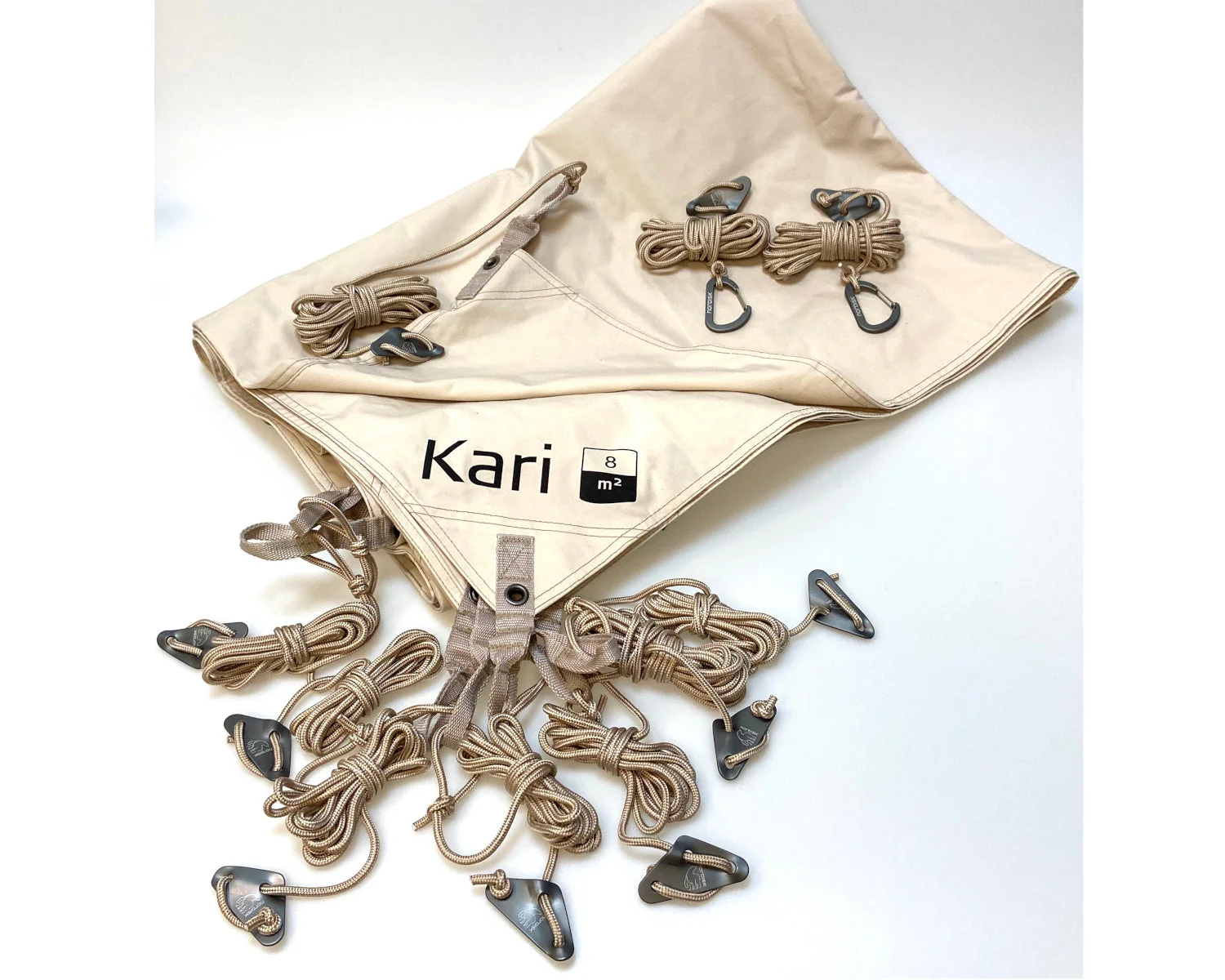 Kari 8 Baumwolle-Tarp - 8 m² | Sandshell - Image 8