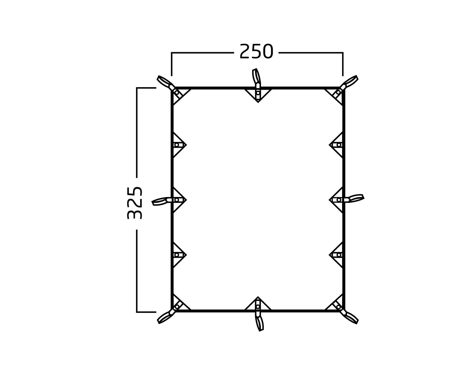 Kari 8 Baumwolle-Tarp - 8 m² | Sandshell - Image 9