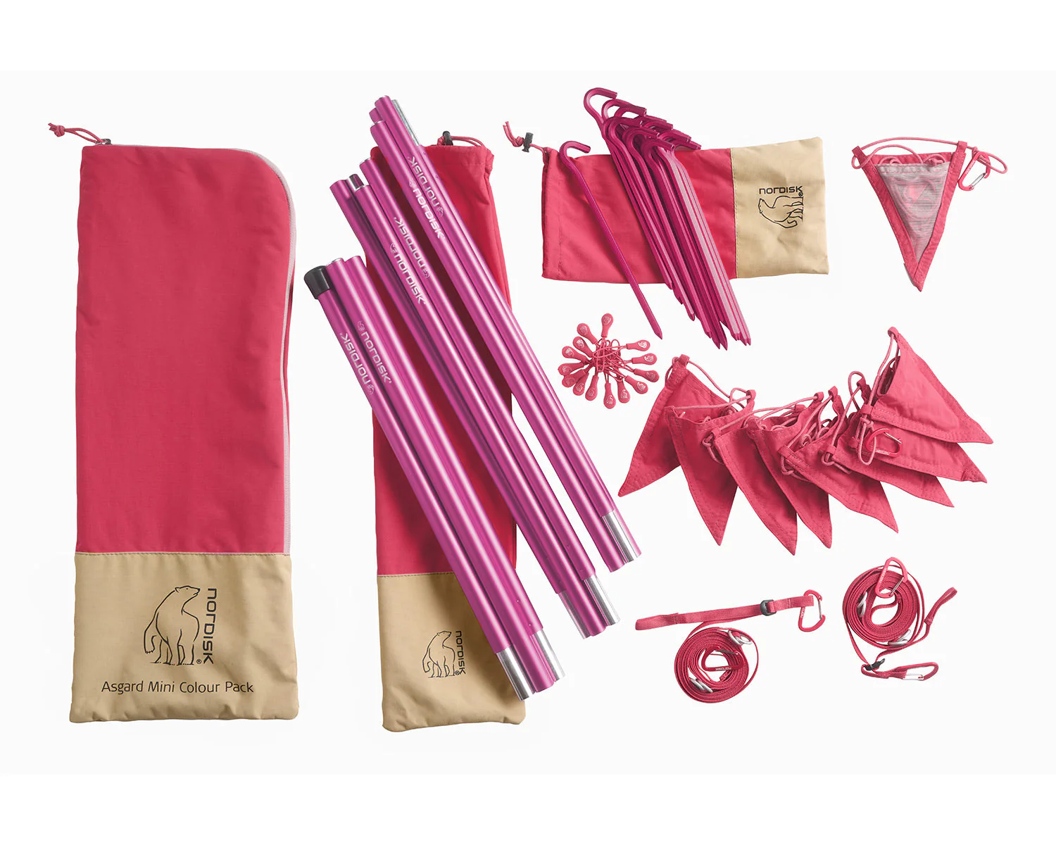 Kari Tech Mini Tarp Incl. Colour Pack - Azalea Cherry Pink - Image 18