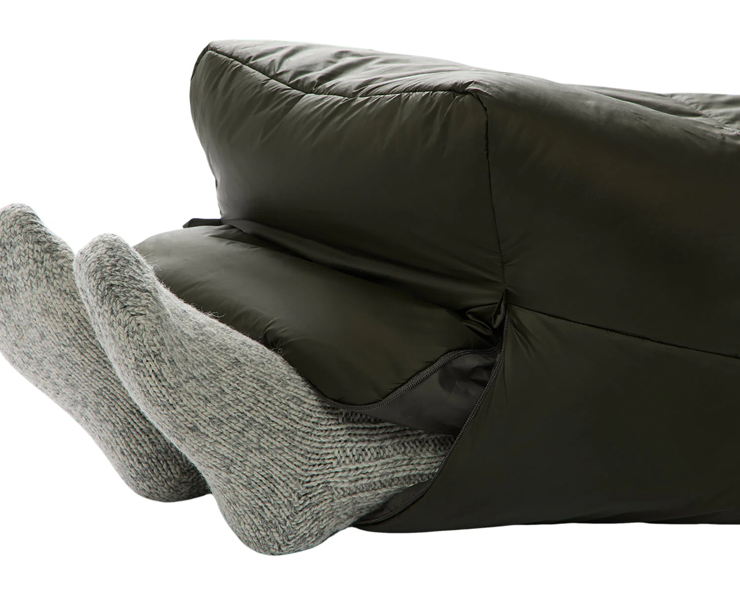 Knuth ±0° Wide Mummy Schlafsack - Forest Night Green - Image 9