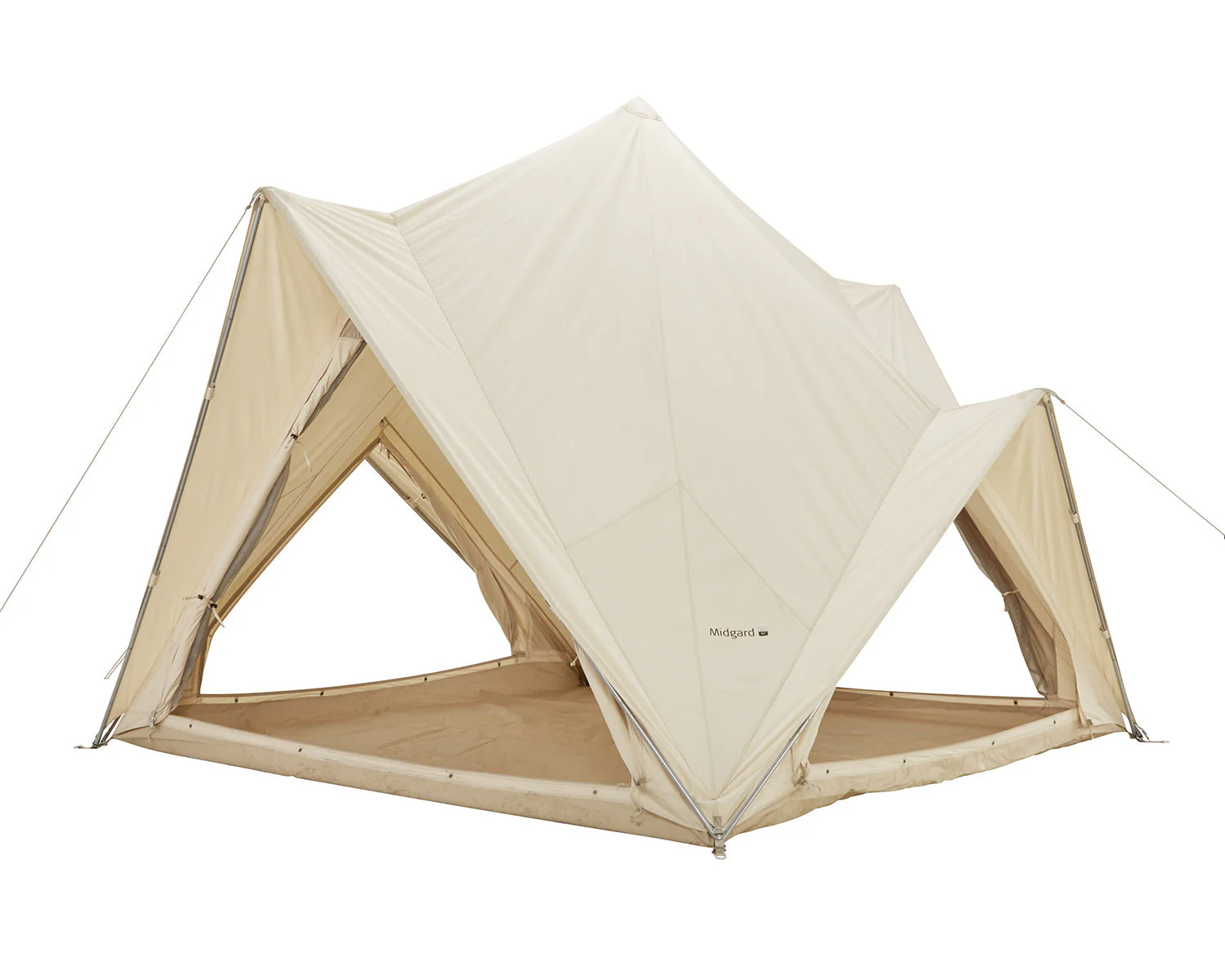 Midgard 9.2 Glamping Zelt - 9.2 m² | 6 Personen | Sandshell - Image 3