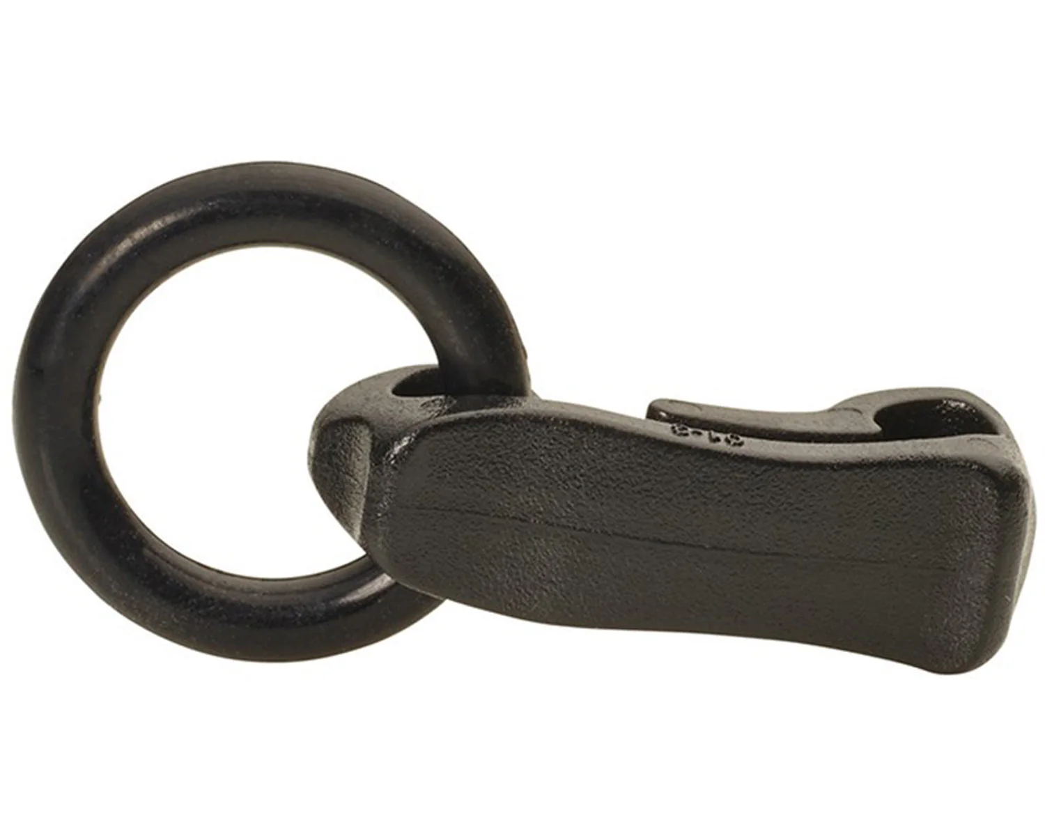 Mini Hook + Silicone Ring Set (15 Stück) - Black