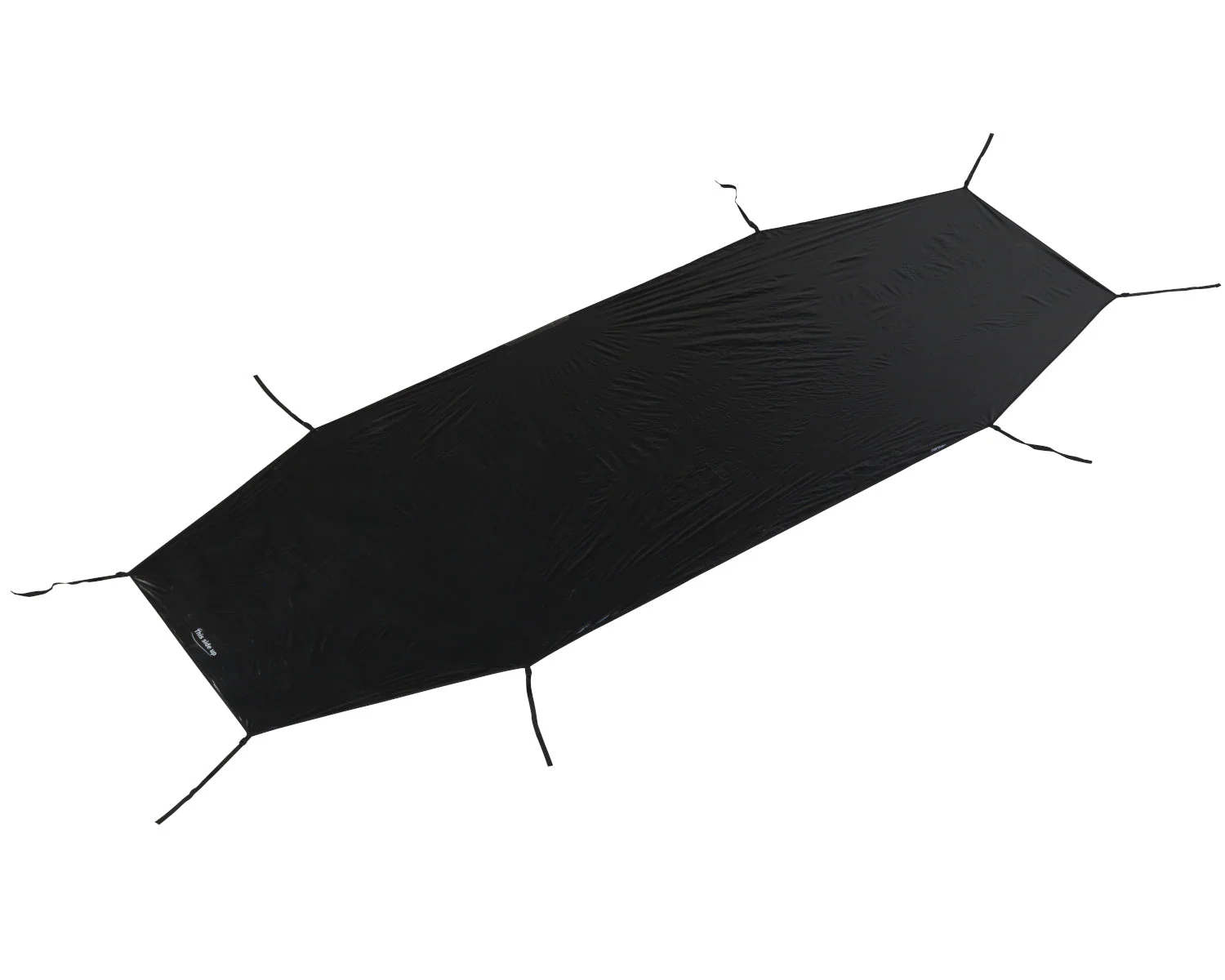 Oppland 2 SI/LW Zeltunterlage - Black