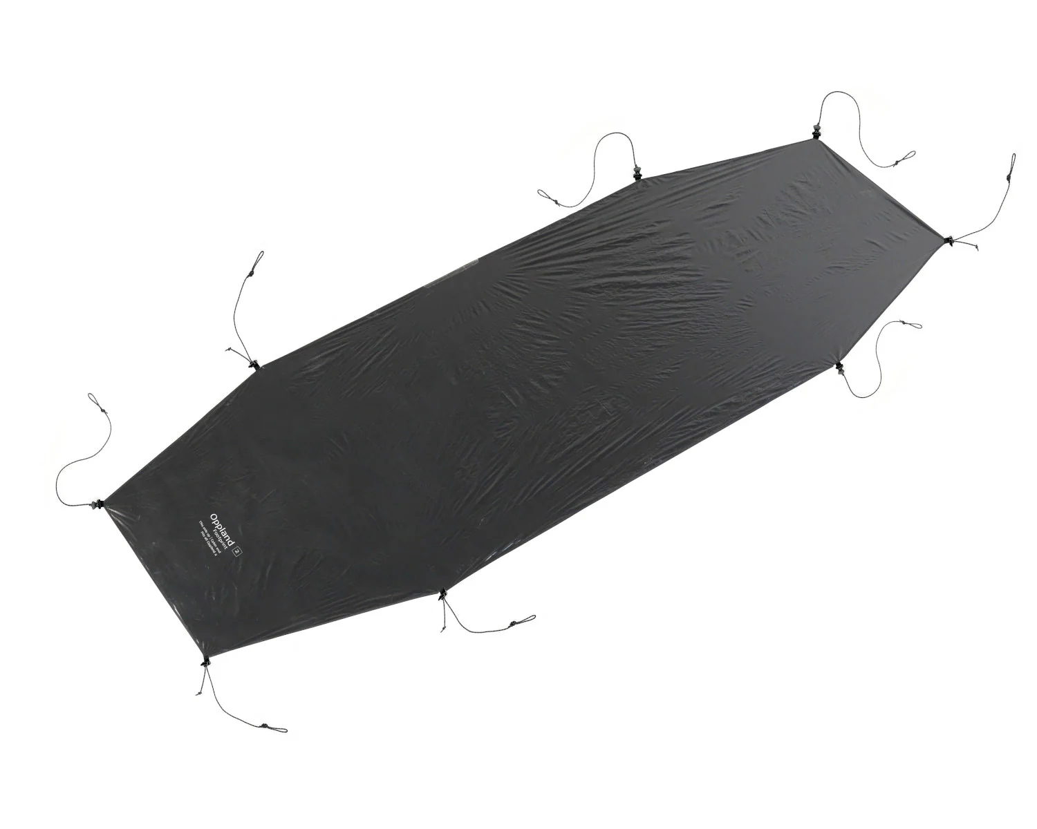 Oppland 2 PU/SI/LW Zeltunterlage - Black