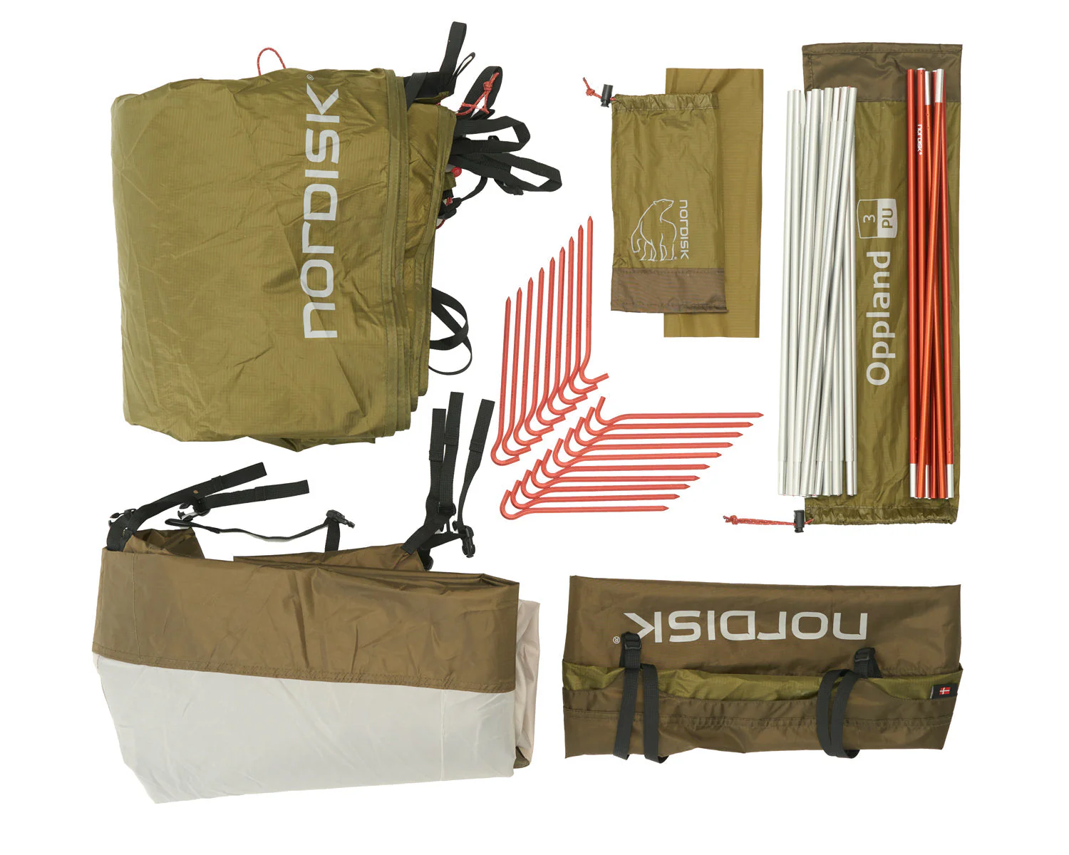 Oppland 3 PU (2.0) Zelt - Dark Olive - Image 13