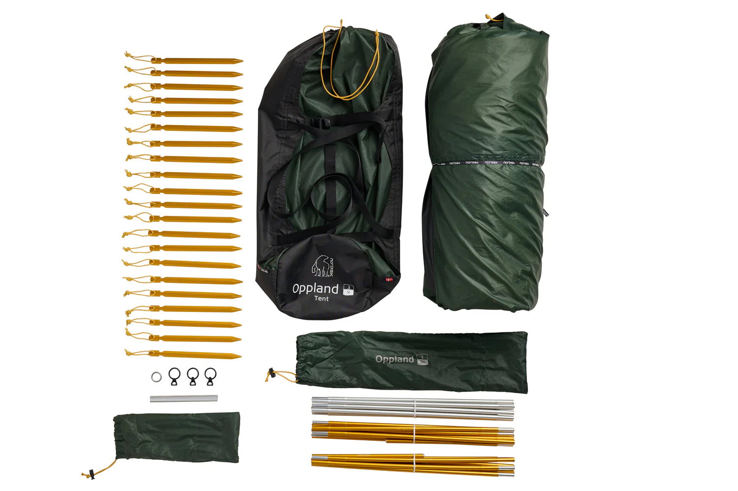 Oppland 3 SI (2.0) Zelt - Deep Forest Green - Image 21