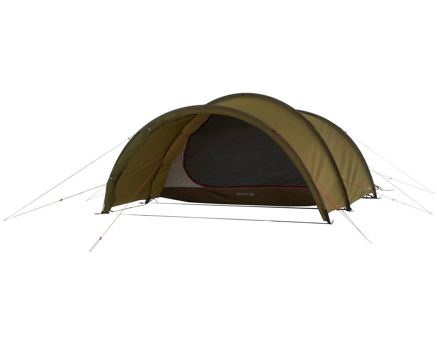 Oppland 4 PU Zelt - 4 Personen | Dark Olive - Image 3