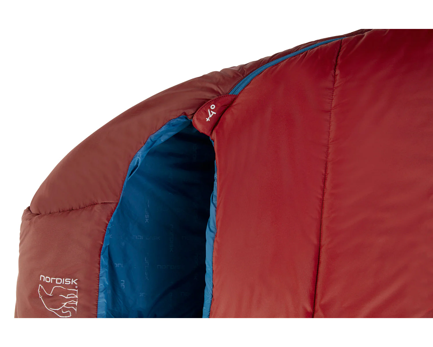 Puk +4° Egg Schlafsack - Kunstfaser | Sundried Tomato - Image 4