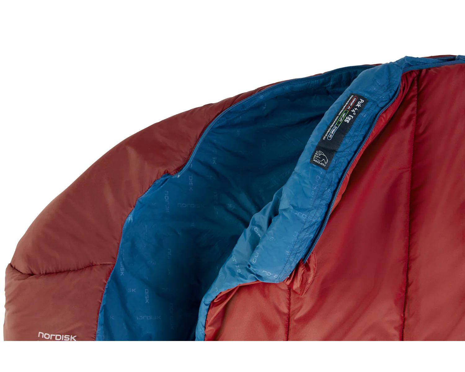 Puk +4° Egg Schlafsack - Kunstfaser | Sundried Tomato - Image 5