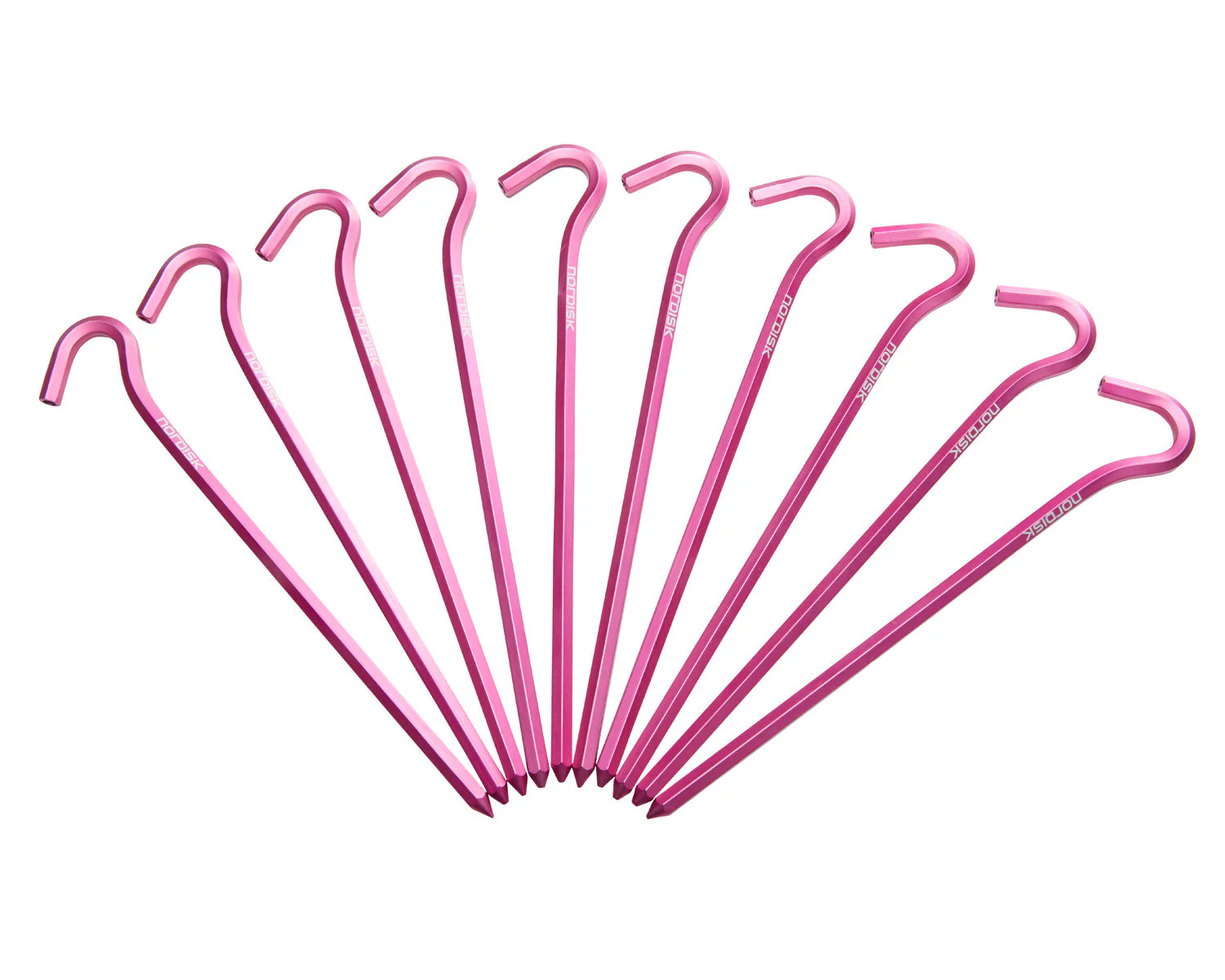 Aluminium Skewer Pegs (10 Stück) - Heringe | Azalea Cherry Pink - Image 3