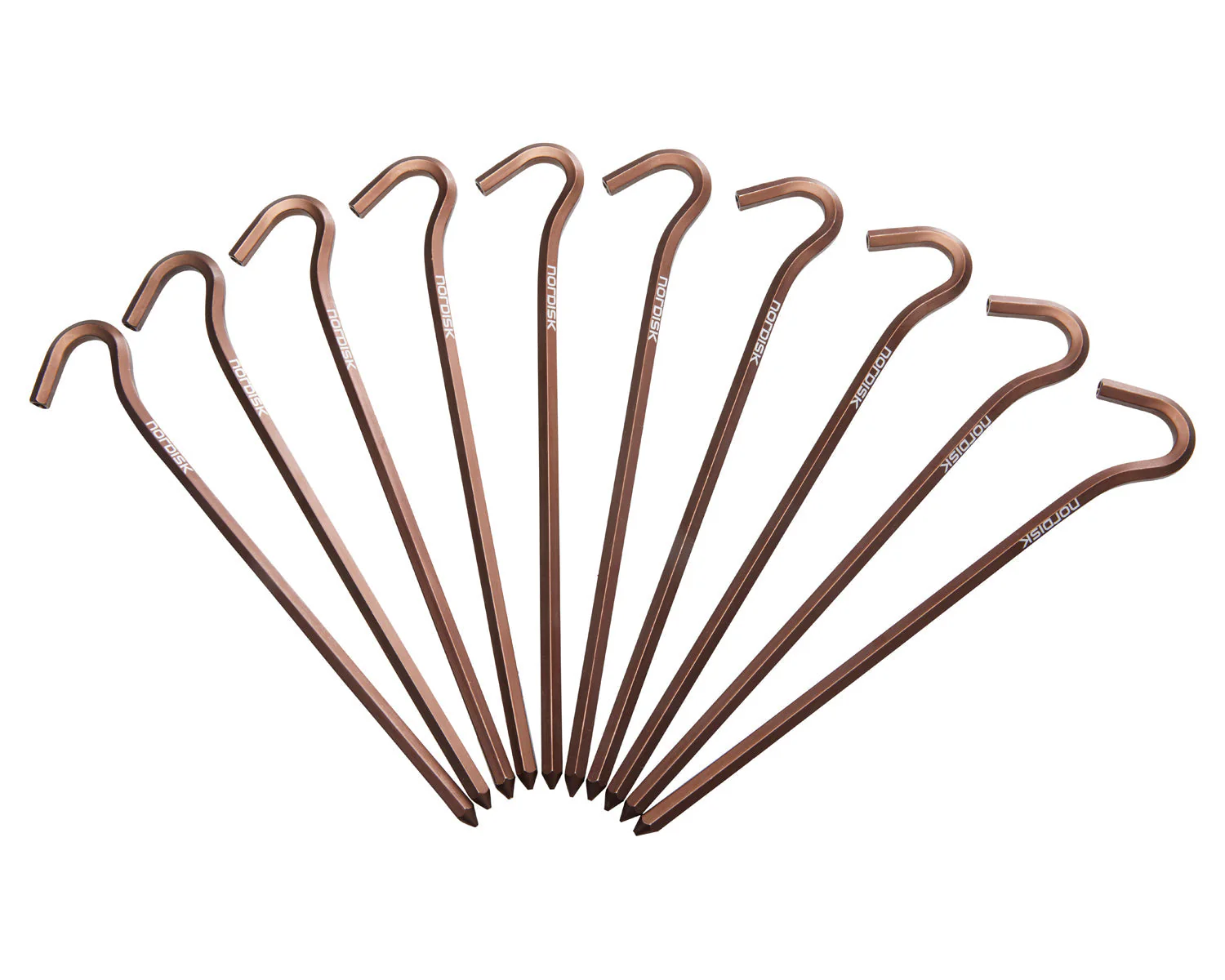 Aluminium Skewer Pegs (10 Stück) - Heringe | Dachshund Chocolate - Image 3