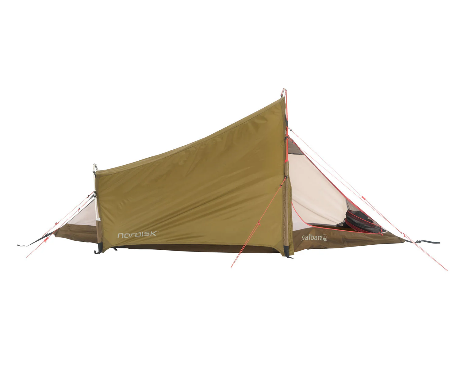 Svalbard 1 PU (2.0) Zelt - 1 Person | Dark Olive - Image 5