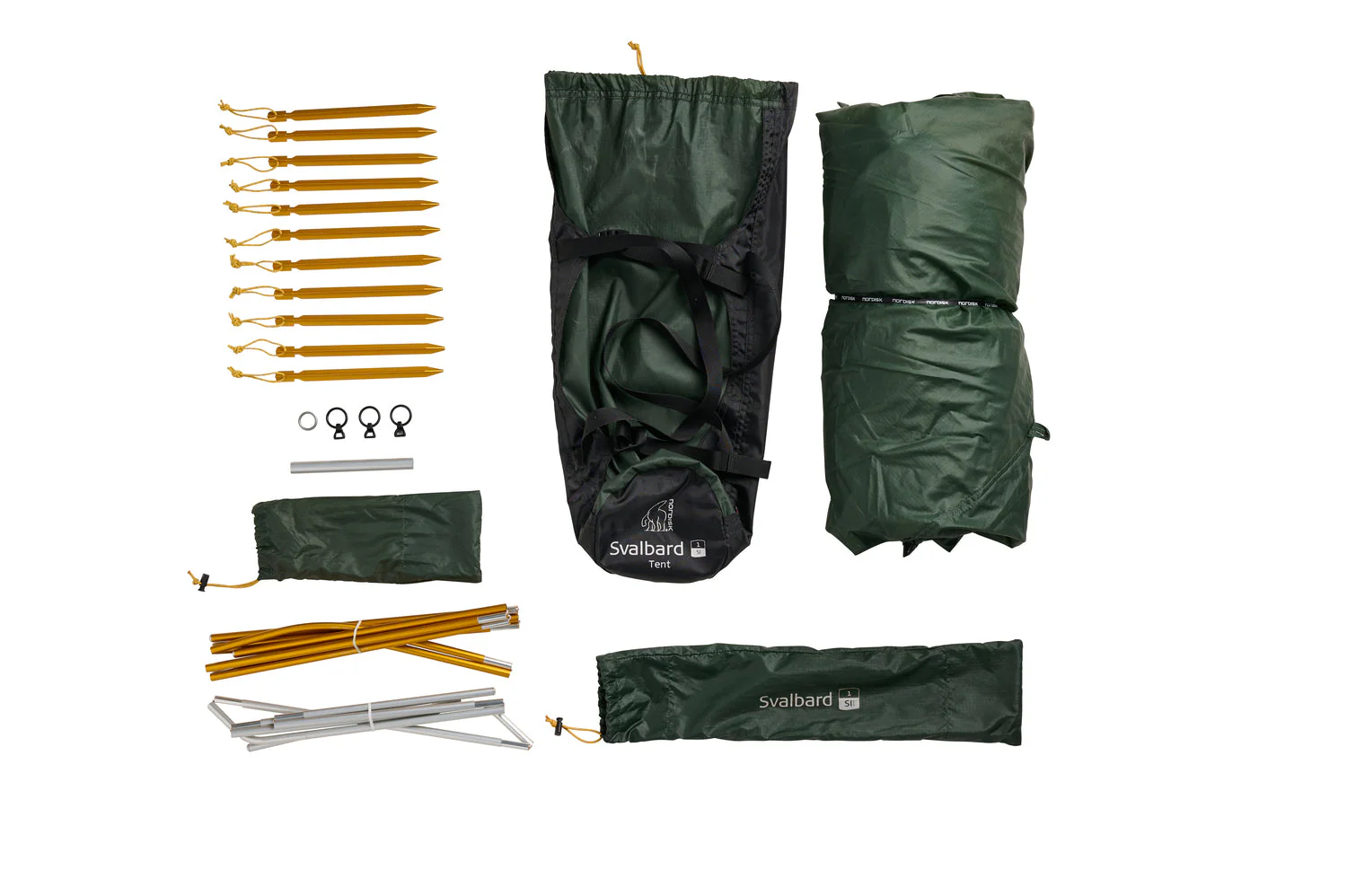Svalbard 1 SI (2.0) Zelt - Deep Forest Green - Image 23