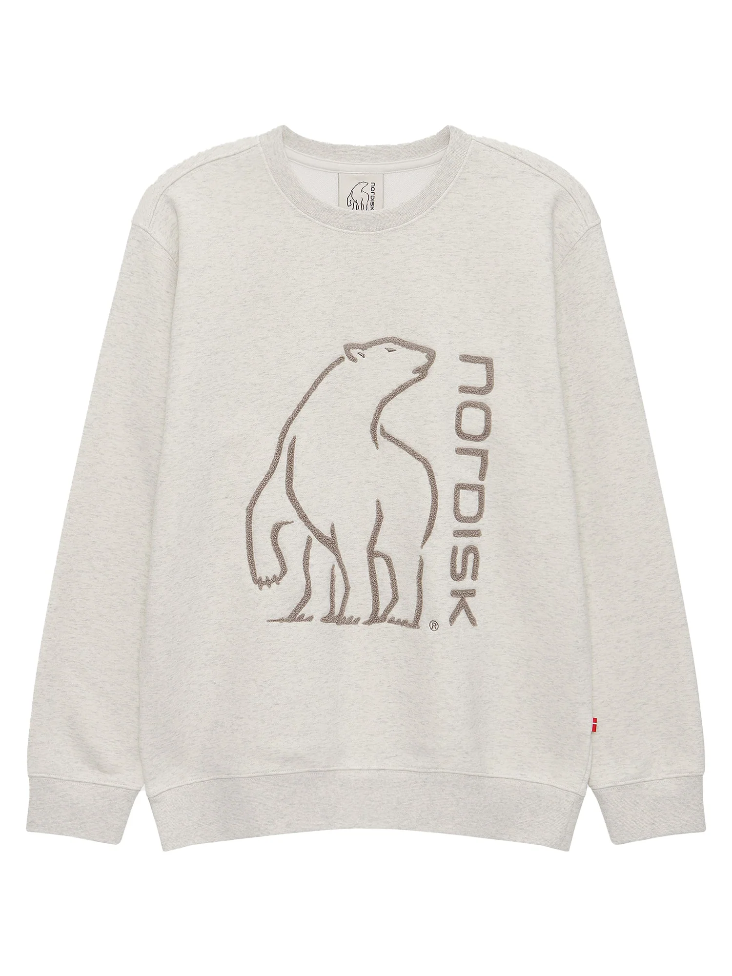 Basic Sweatshirt Unisex - Oatmeal Melange Beige