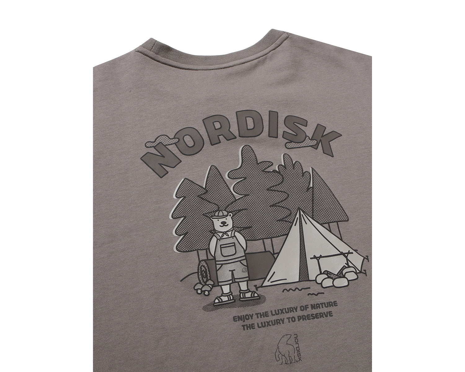 Nordisk Camping Graphic Sweatshirt Unisex - Greyish Beige - Image 8