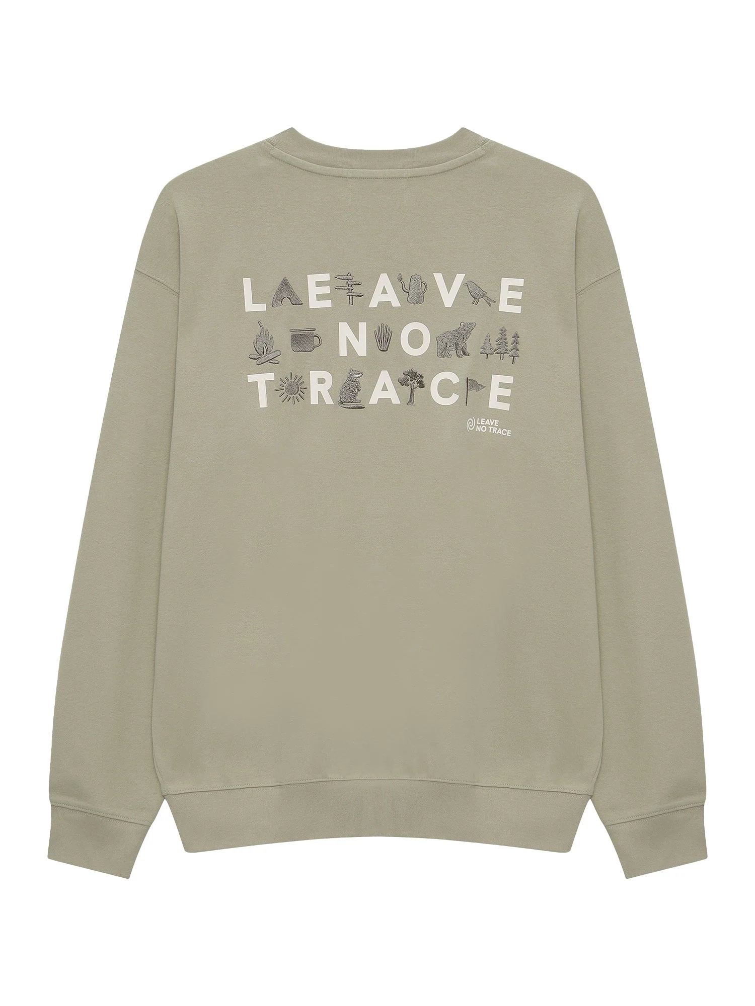 LNT Graphic Sweatshirt Unisex - Khaki - Image 2