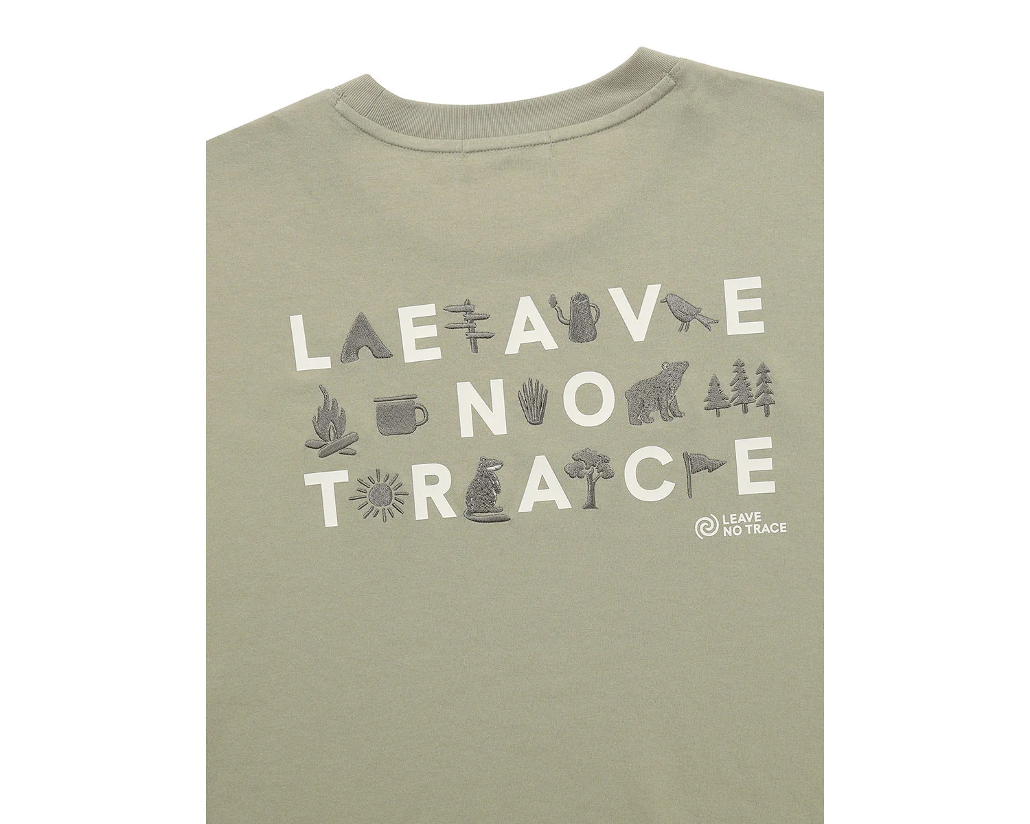 LNT Graphic Sweatshirt Unisex - Khaki - Image 3