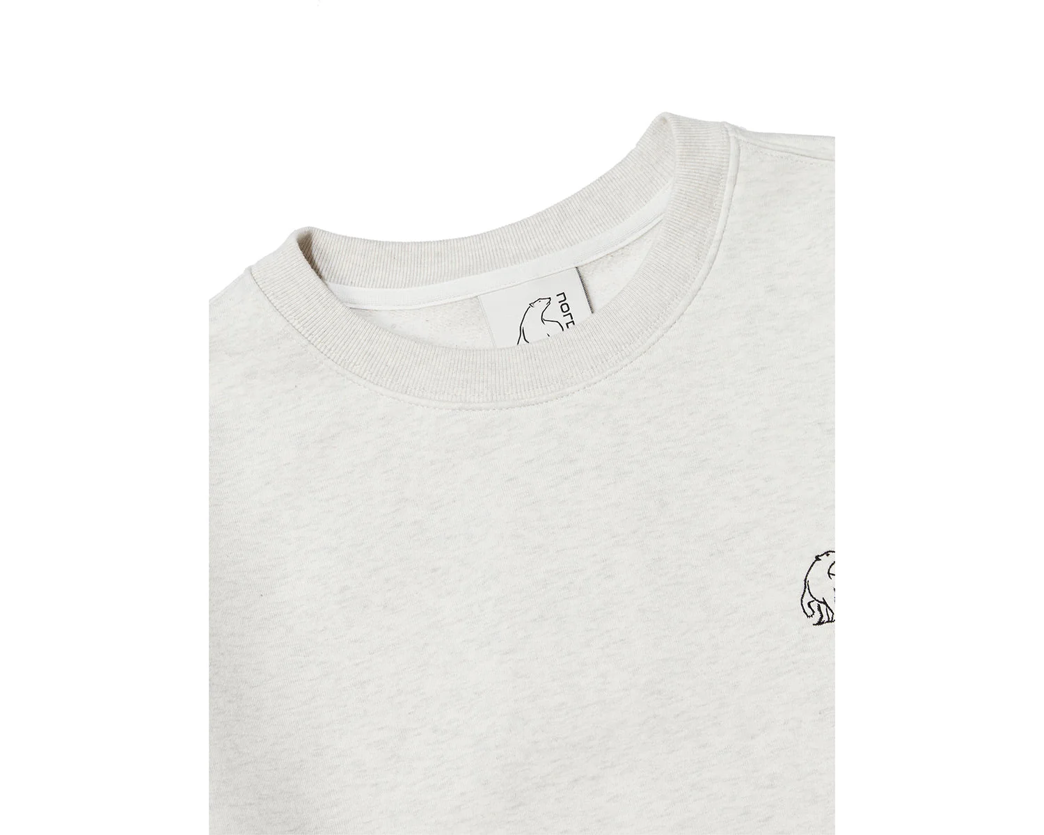 Camping Sweatshirt Unisex - Oatmeal Melange Beige - Image 3