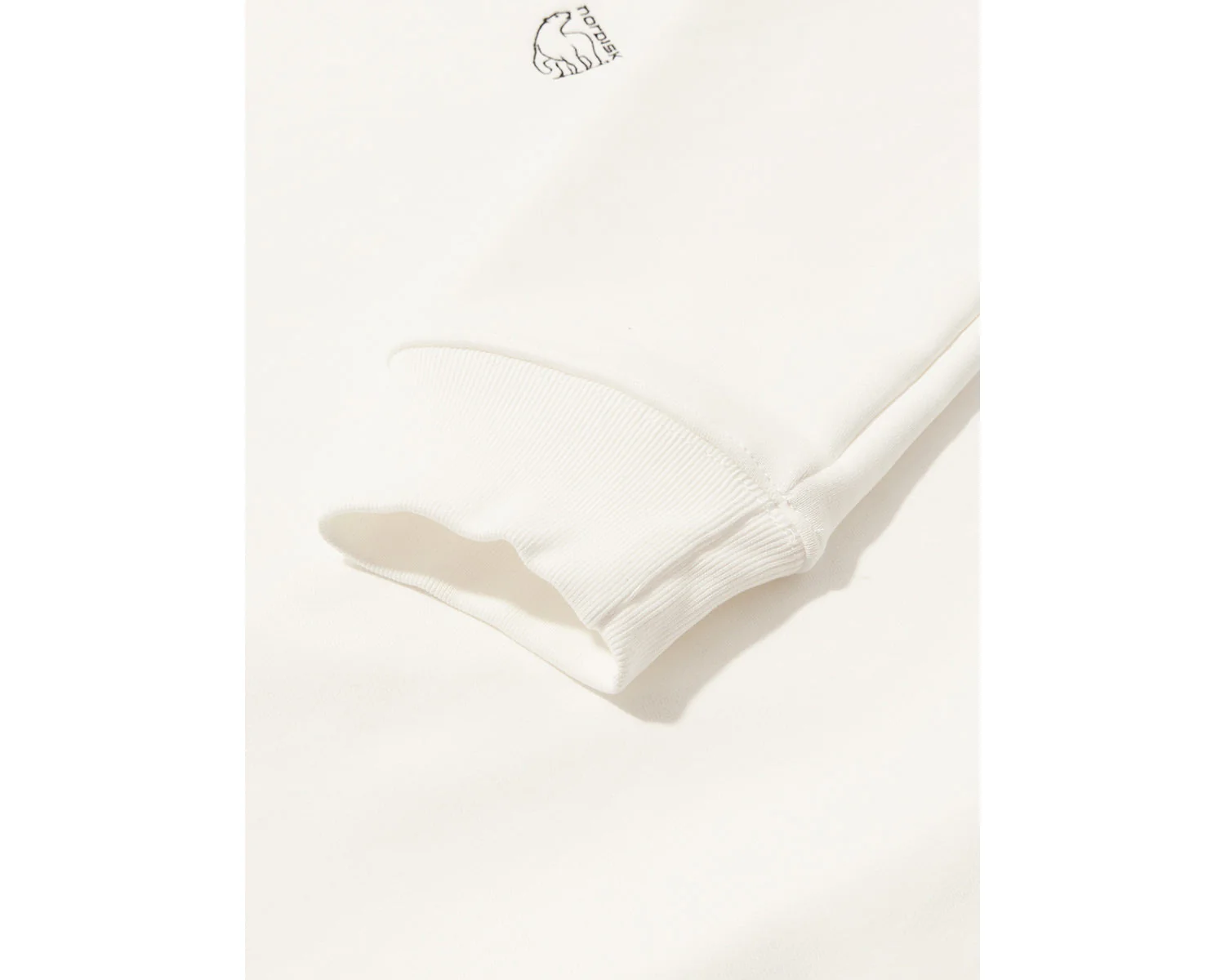 Cartoon Sauna Eisbär Graphic Sweatshirt Unisex - Off White - Image 5