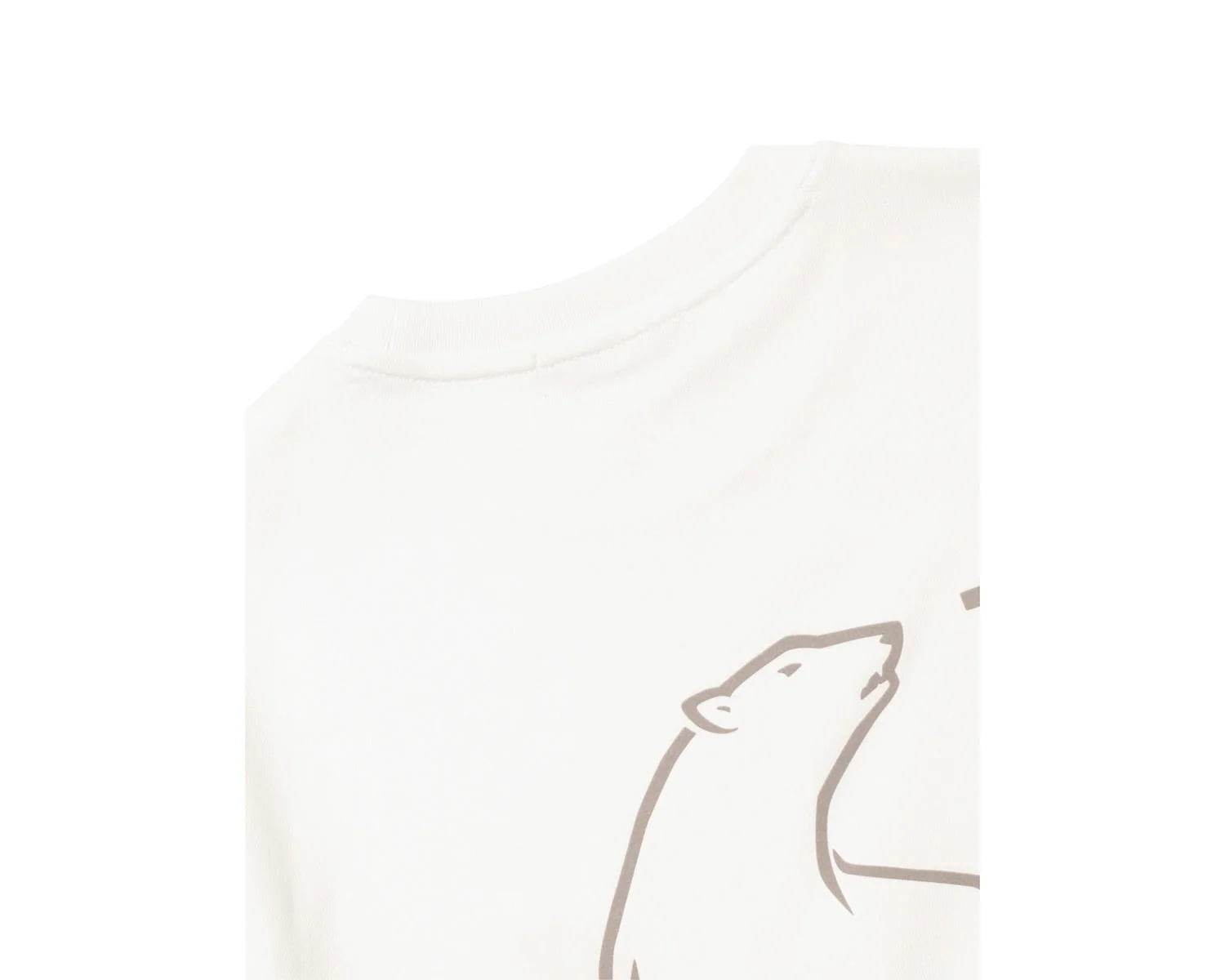 Eisbär Kurzarm-T-Shirt Unisex - Off White - Image 4