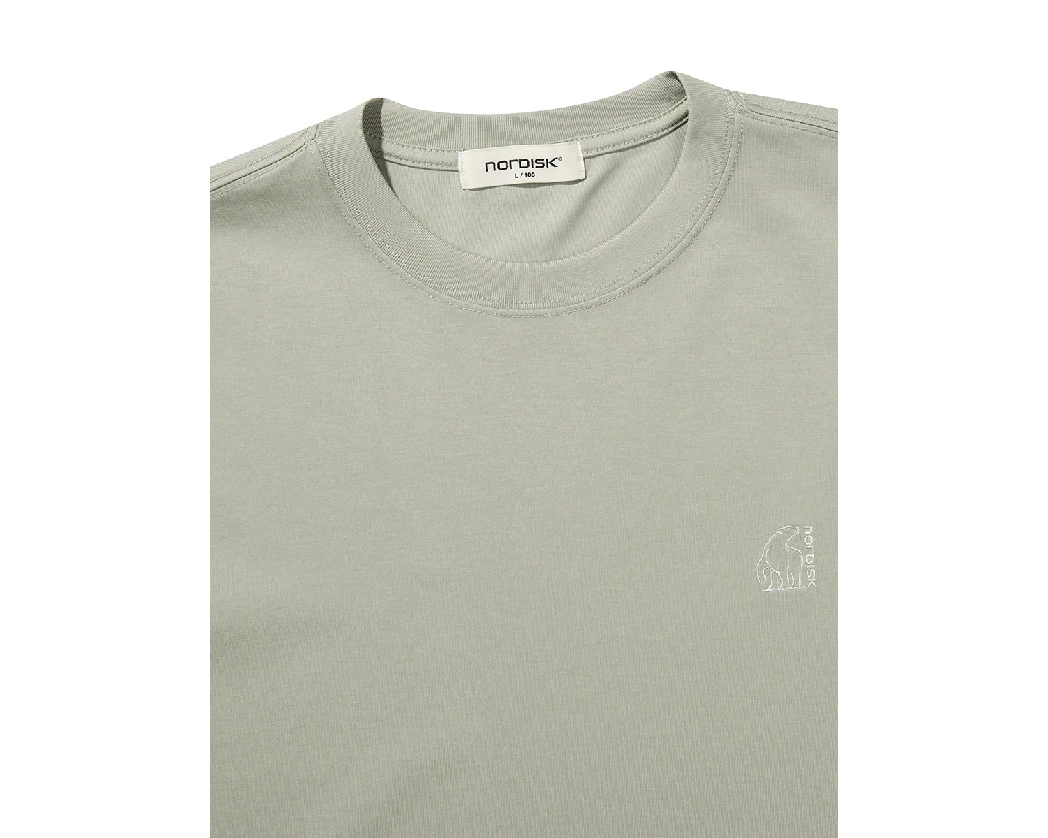 Eisbär Kurzarm-T-Shirt Unisex - Khaki - Image 3