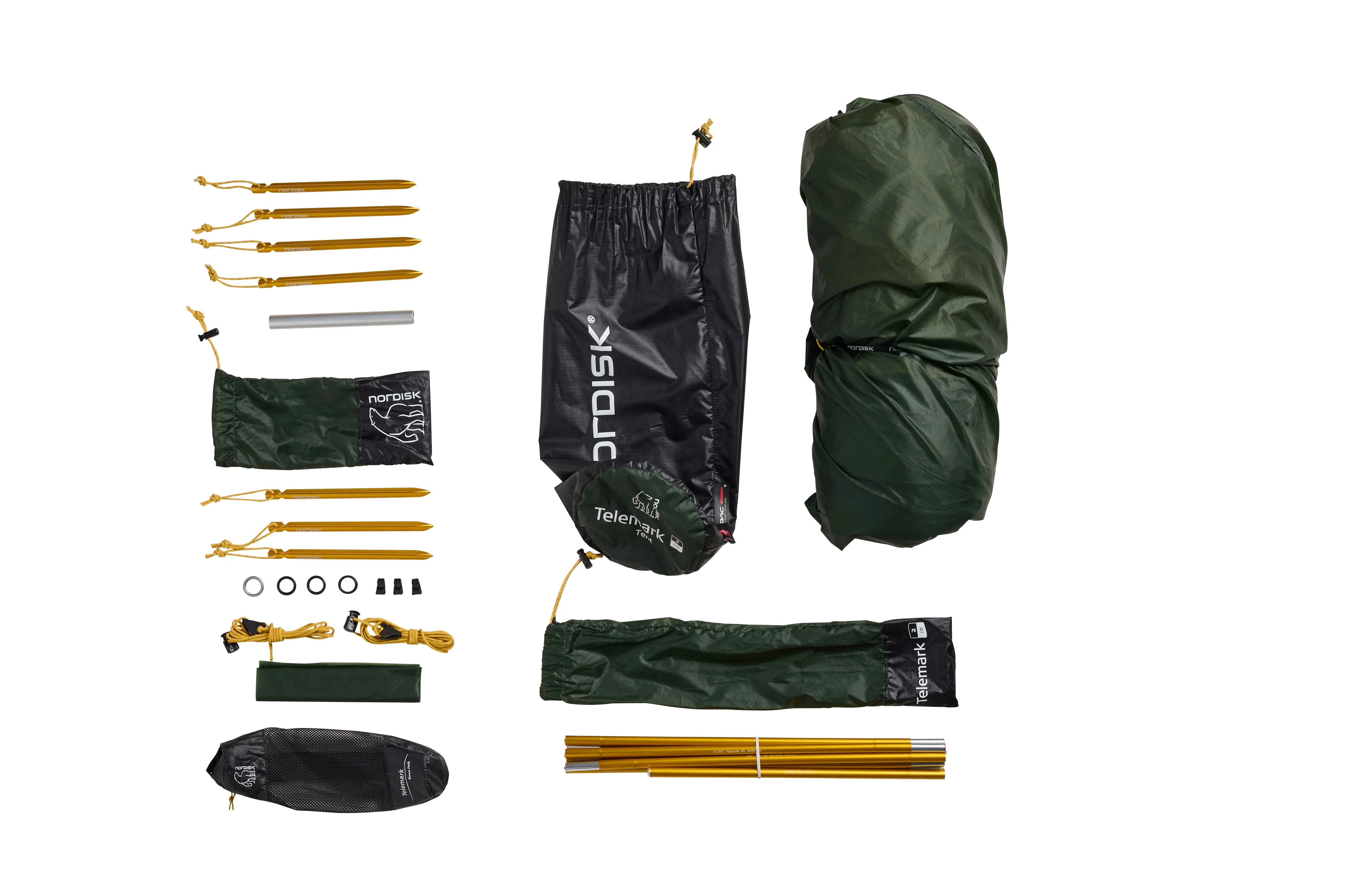 Telemark 2 LW Zelt - 2 Personen | Forest Green - Image 8