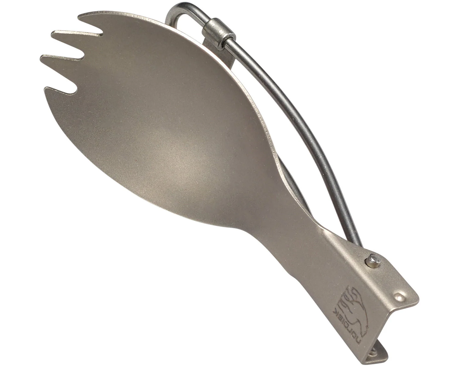 Klapplöffel/-gabel - Titanium | Matt Silver - Image 2