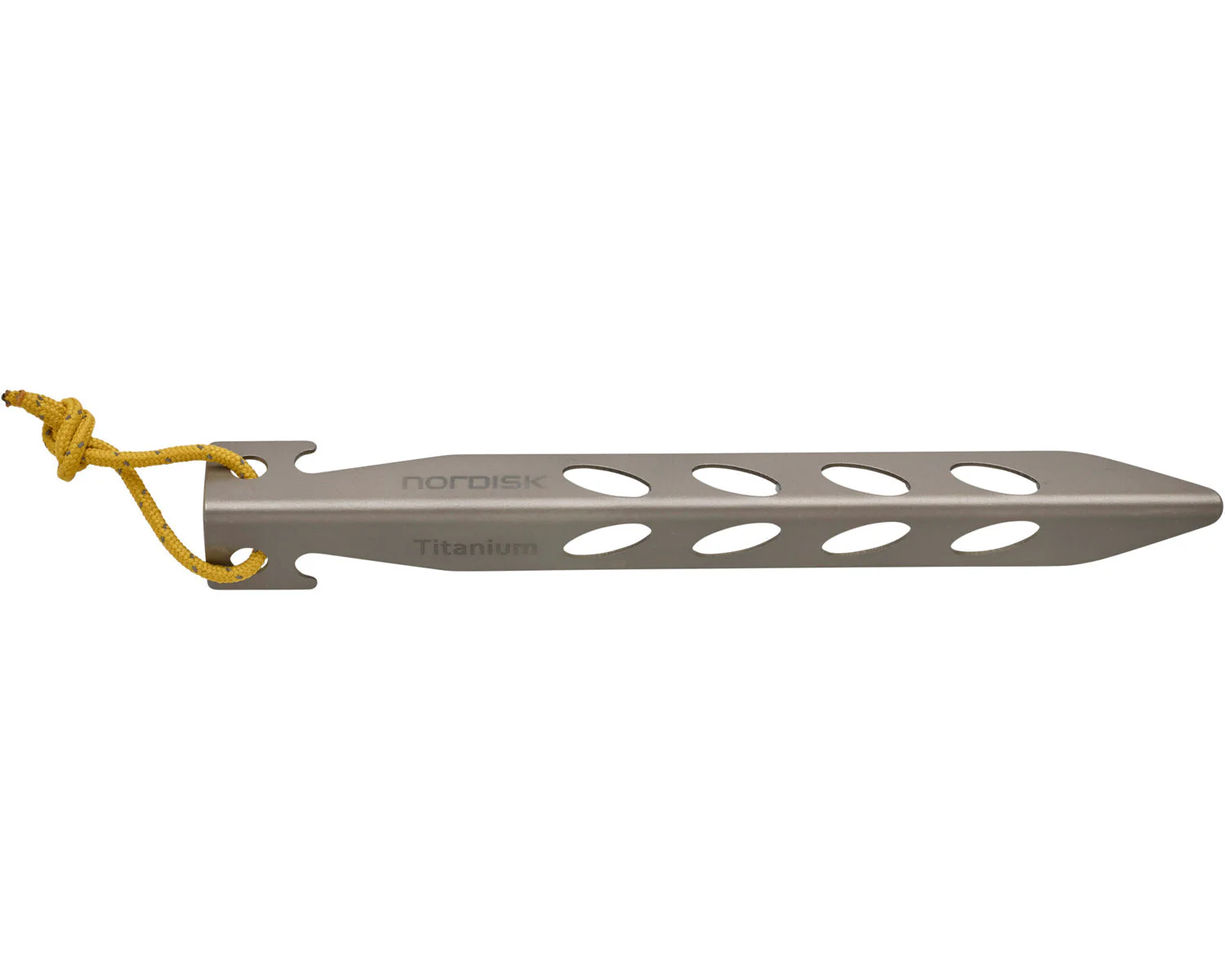 Titanium V-Peg 15g (2 Stück) - Heringe | Matt Silver