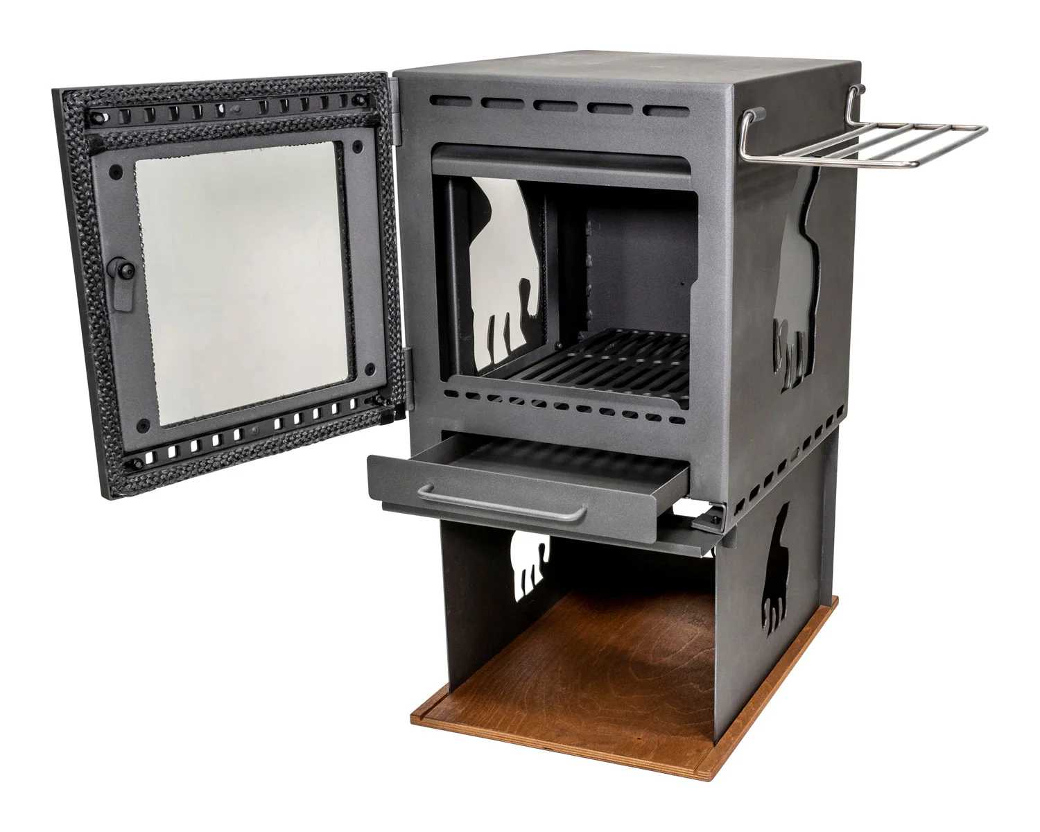 Torden Wood Burner - Black - Image 4