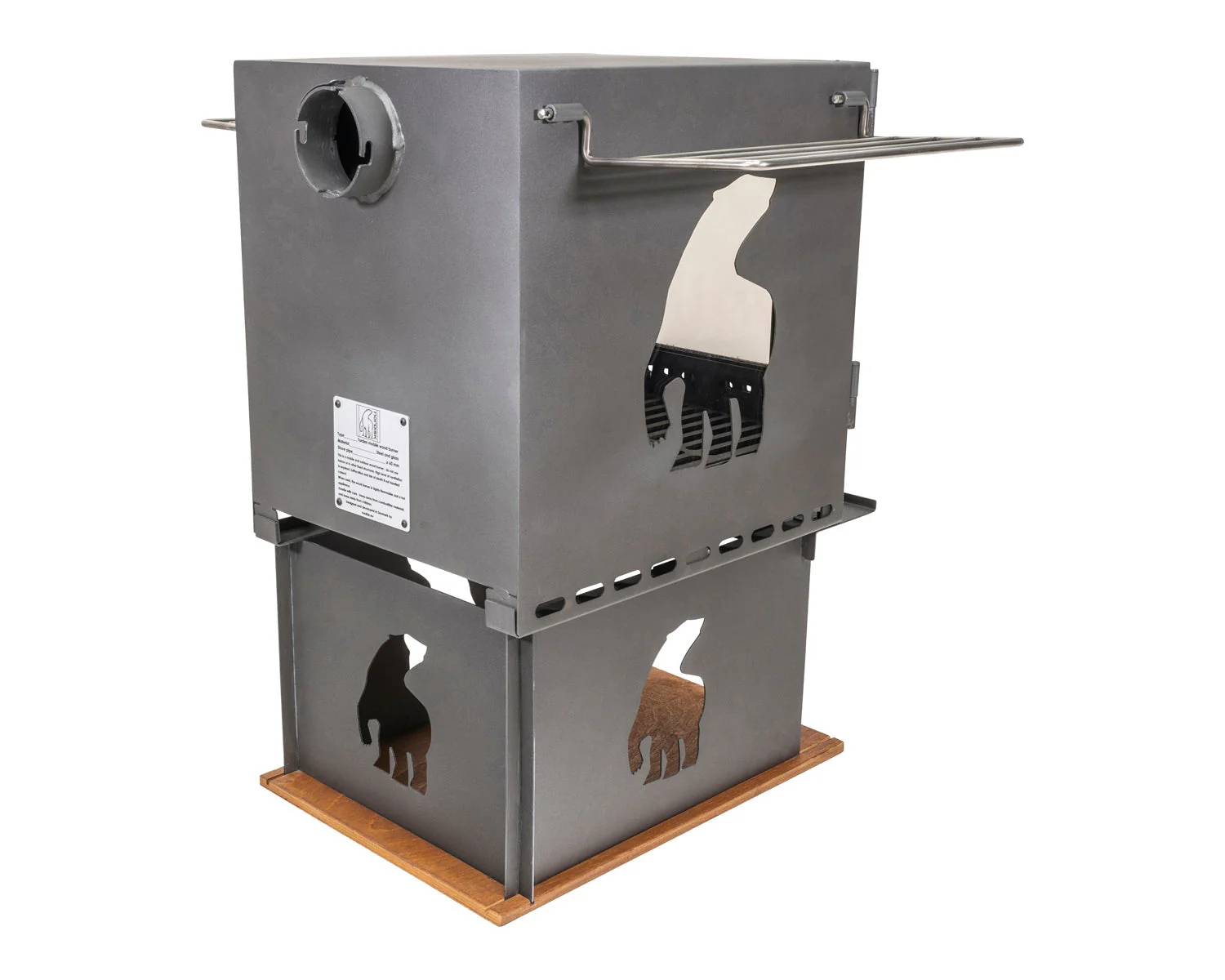 Torden Wood Burner - Black - Image 8